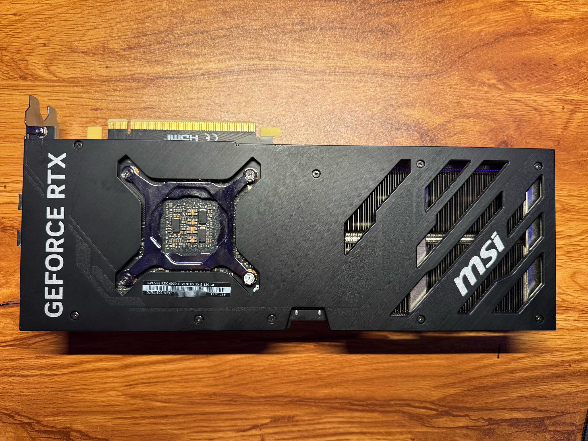 MSI GeForce RTX 4070 Ti VENTUS 3X E 12G OC - Image 2