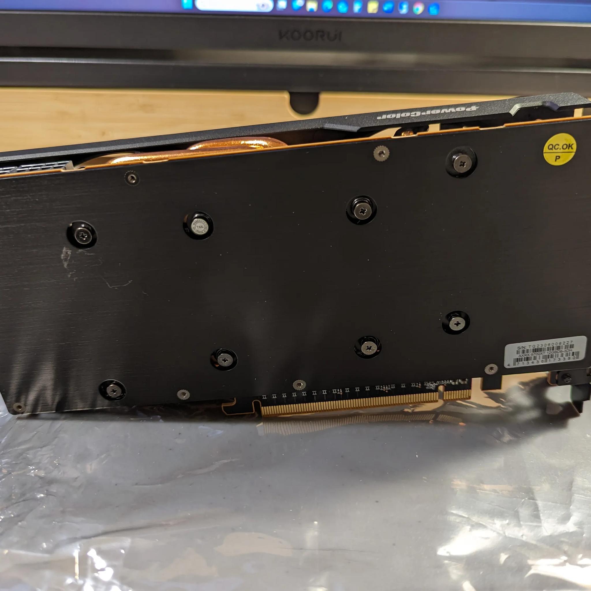PowerColor Fighter Radeon RX 6700 XT 12 GB. Used, Perfect for SFF Cases! High FPS 1080p/60 FPS 1440p