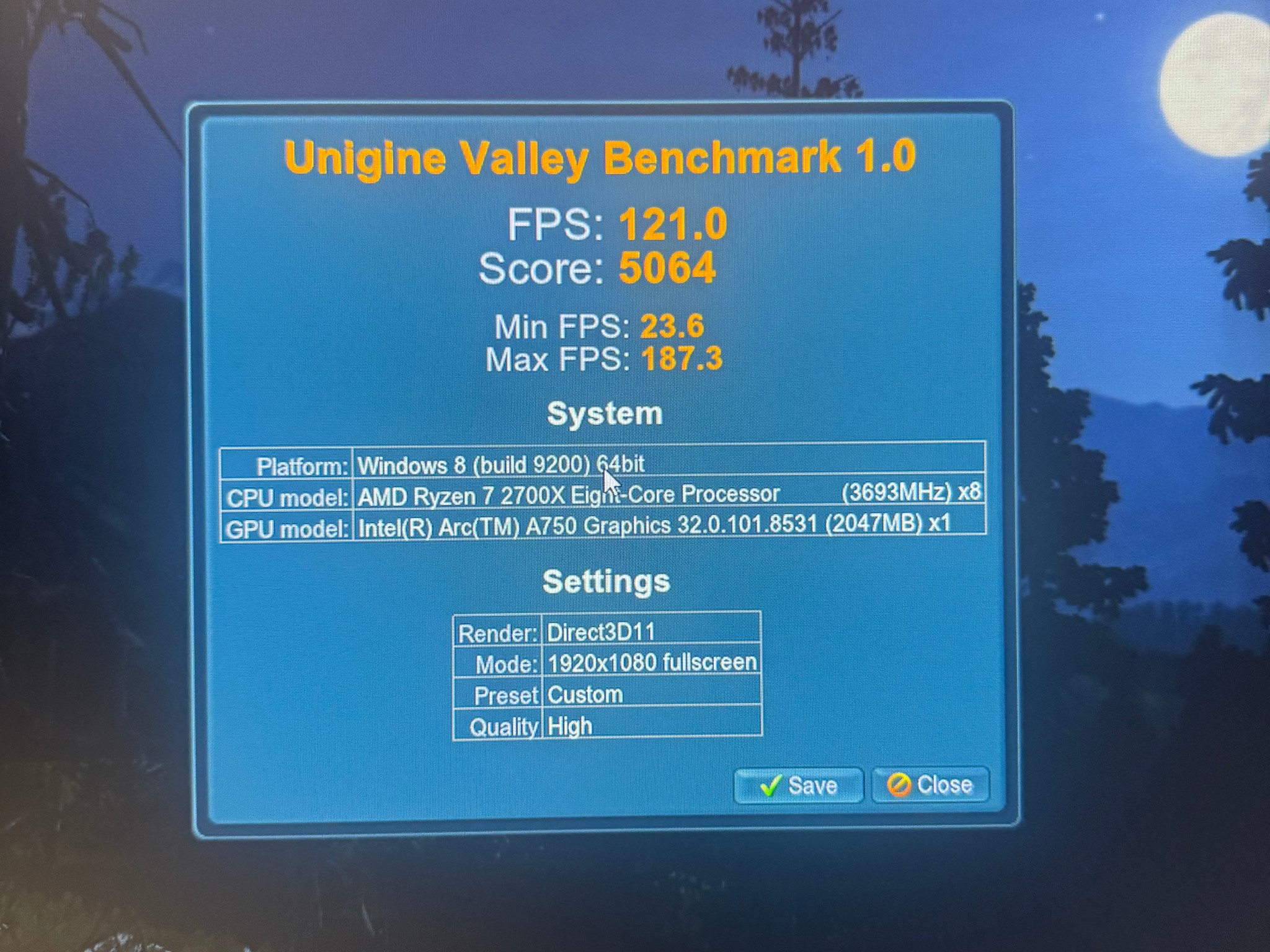 Ryzen 7 2700x | Arc A750| 16GB RAM | NVME SSD | WIFI