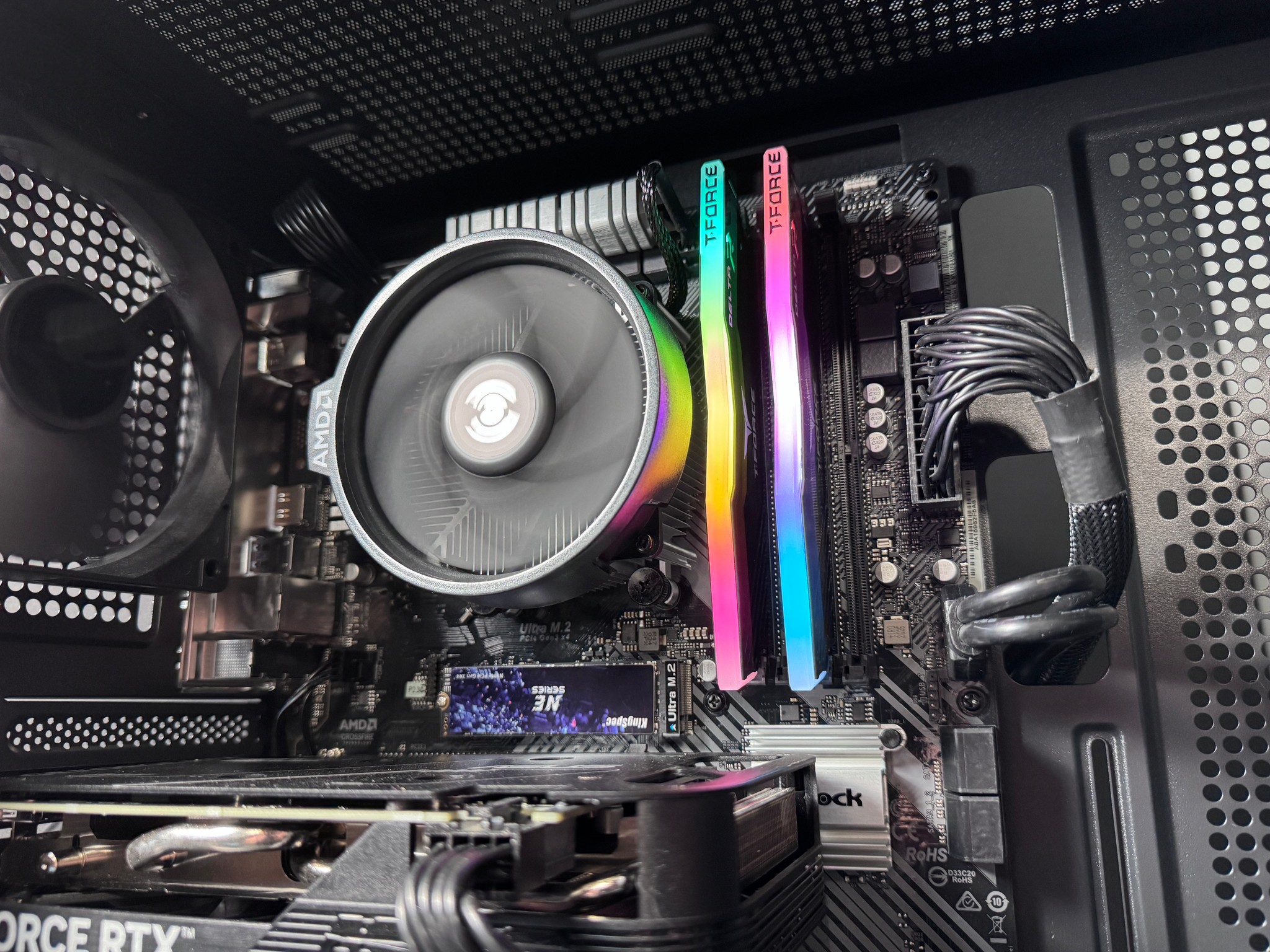 🪵WOODLAND🪵 Gaming PC | AMD Ryzen 5 3600 | 16GB | RTX 4060 | 1TB SSD | Win11 | Wi-Fi