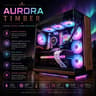 🌈"Aurora Timber" 🪵| 4k Gaming | Ryzen 7 9800X3D | RX 7900 XTX 24GB | 32B DDR5 | 2TB Gen5+Ram NVMe