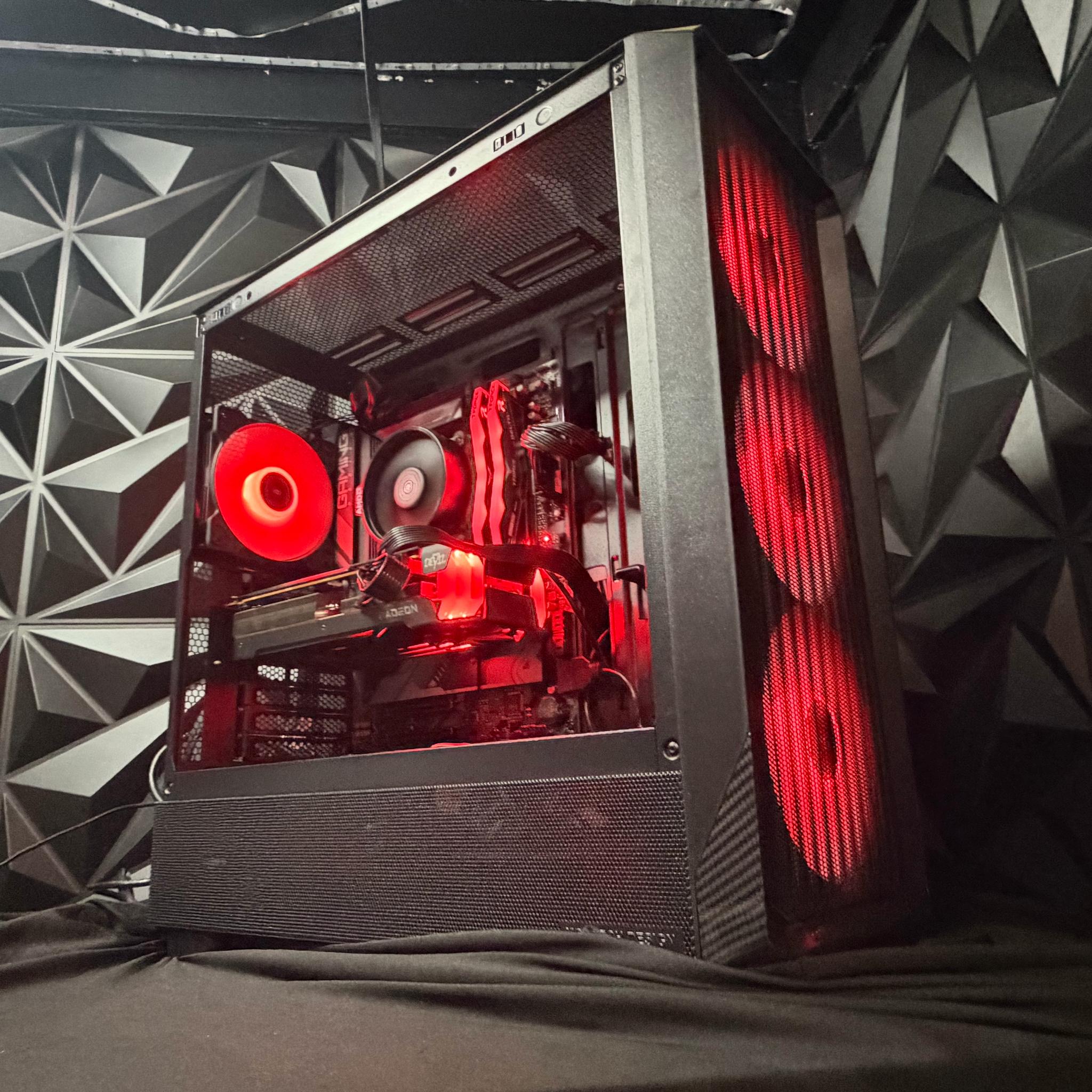 🖤⚡ G CARBON 8566 ⚡🖤| Ryzen 5 8500G| RX 6600XT | 1.5 TB NVMe| 16 GB DDR5| 650W PSU