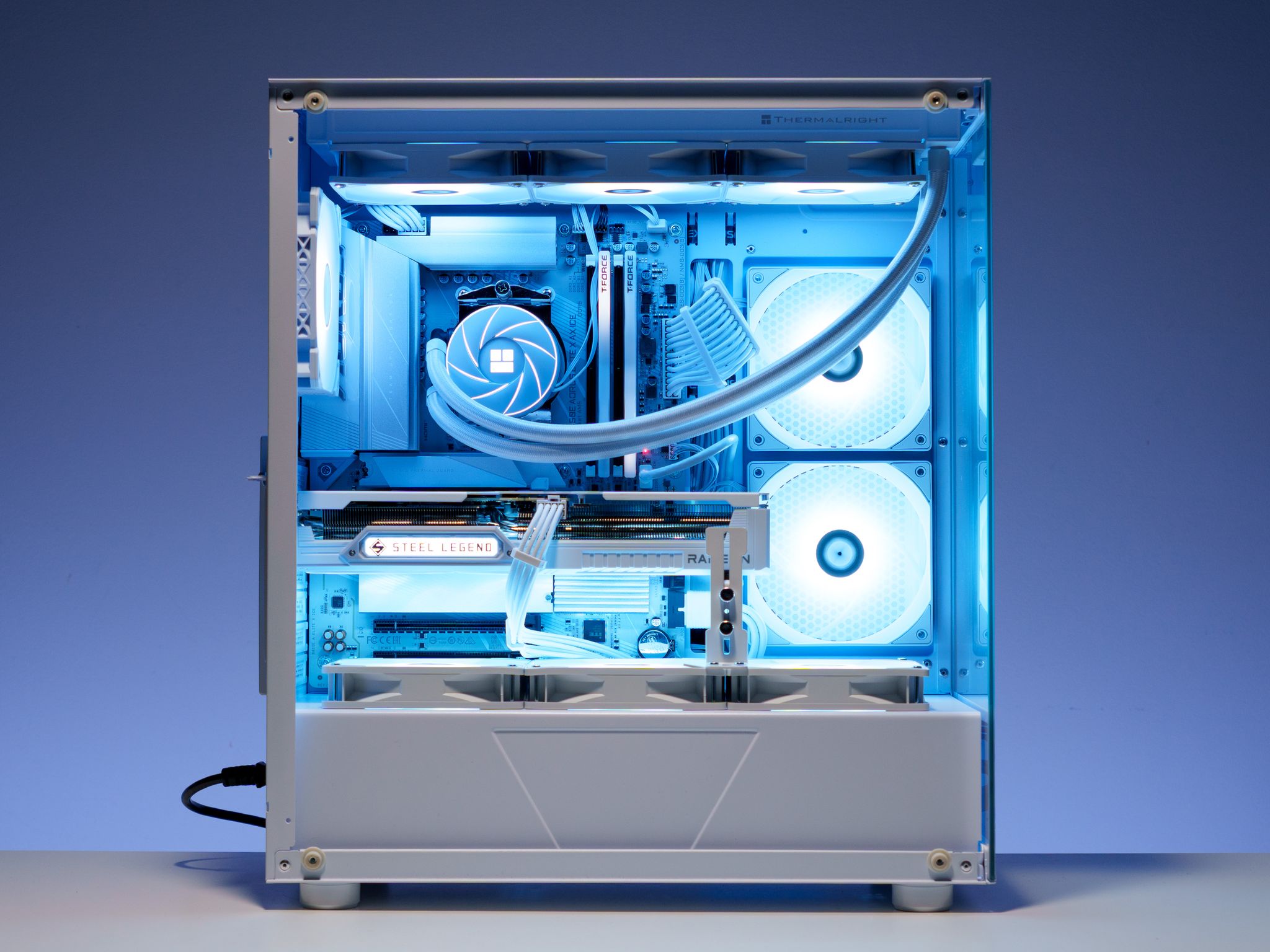 All White Gaming PC 9600x | 9060 XT 16GB | 32GB DDR5 RAM | Samsung 1TB m.2