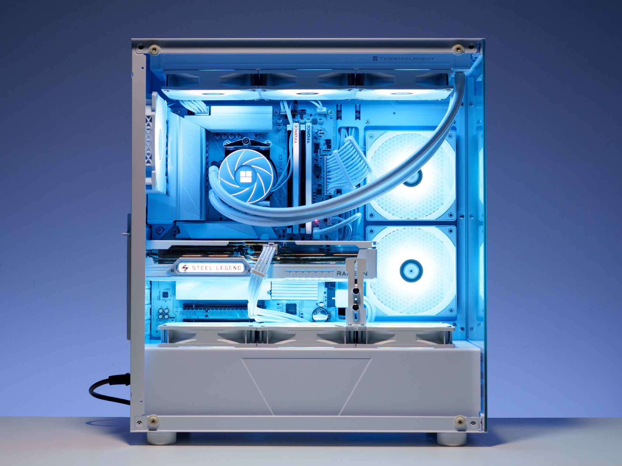 All White Gaming PC 9600x | 9060 XT 16GB | 32GB DDR5 RAM | Samsung 1TB m.2