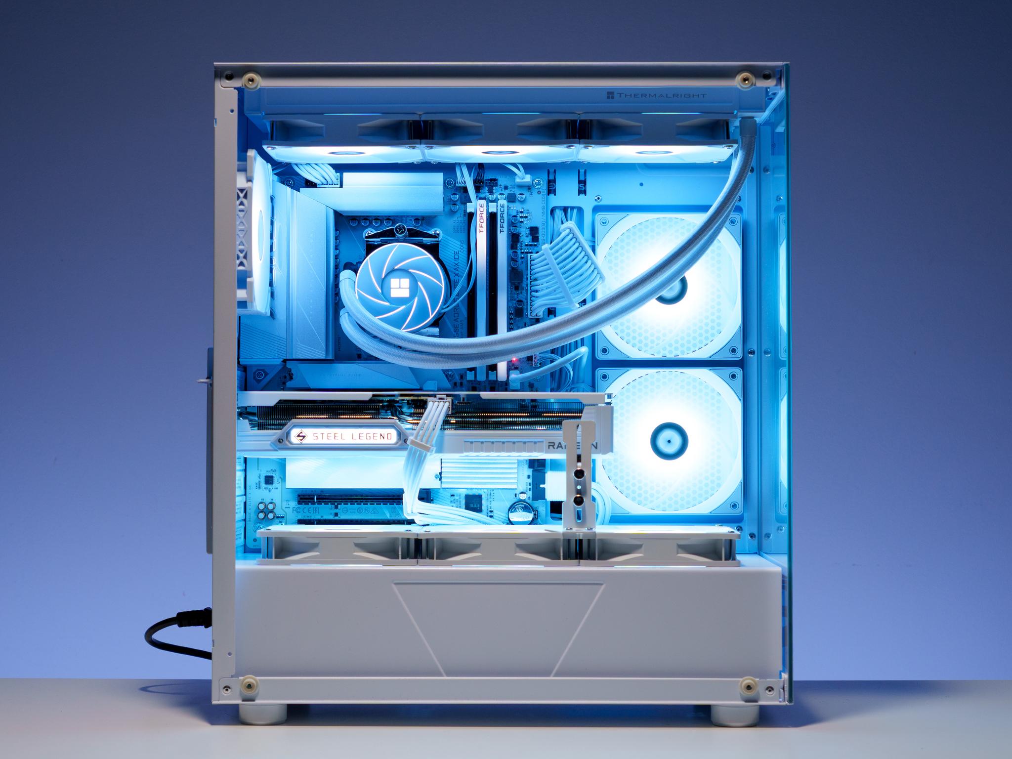 All White Gaming PC 9600x | 9060 XT 16GB | 32GB DDR5 RAM | Samsung 1TB m.2