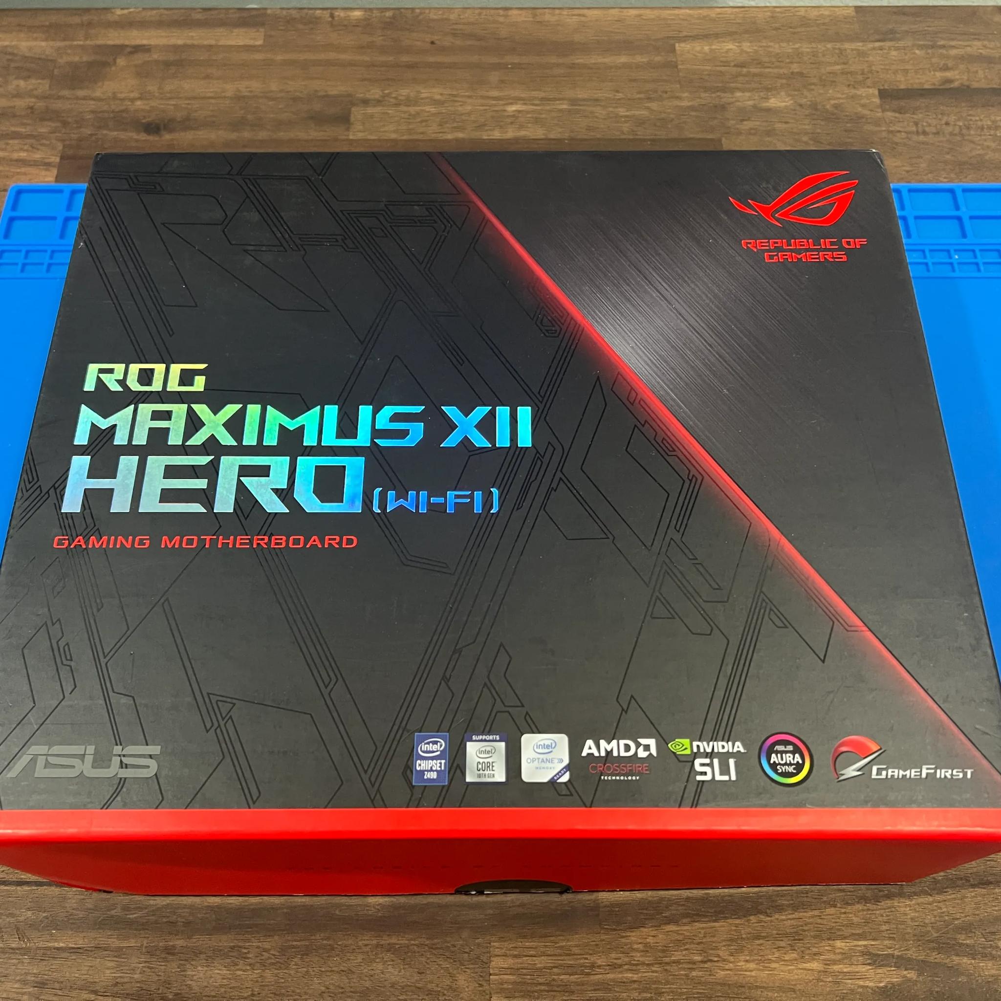 INTEL CORE I9 10900K and ASUS ROG MAXIMUS XII HERO WIFI (z490)