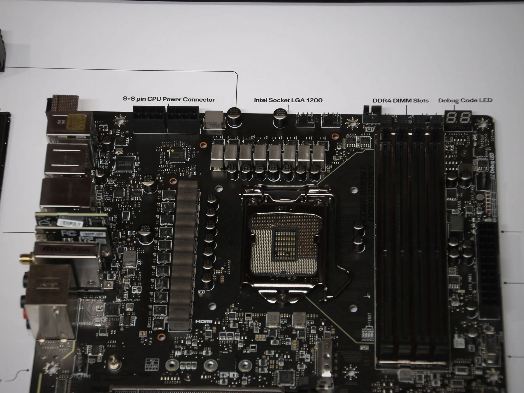 MSI MEG Z590 ACE // Framed Motherboard Wall Art