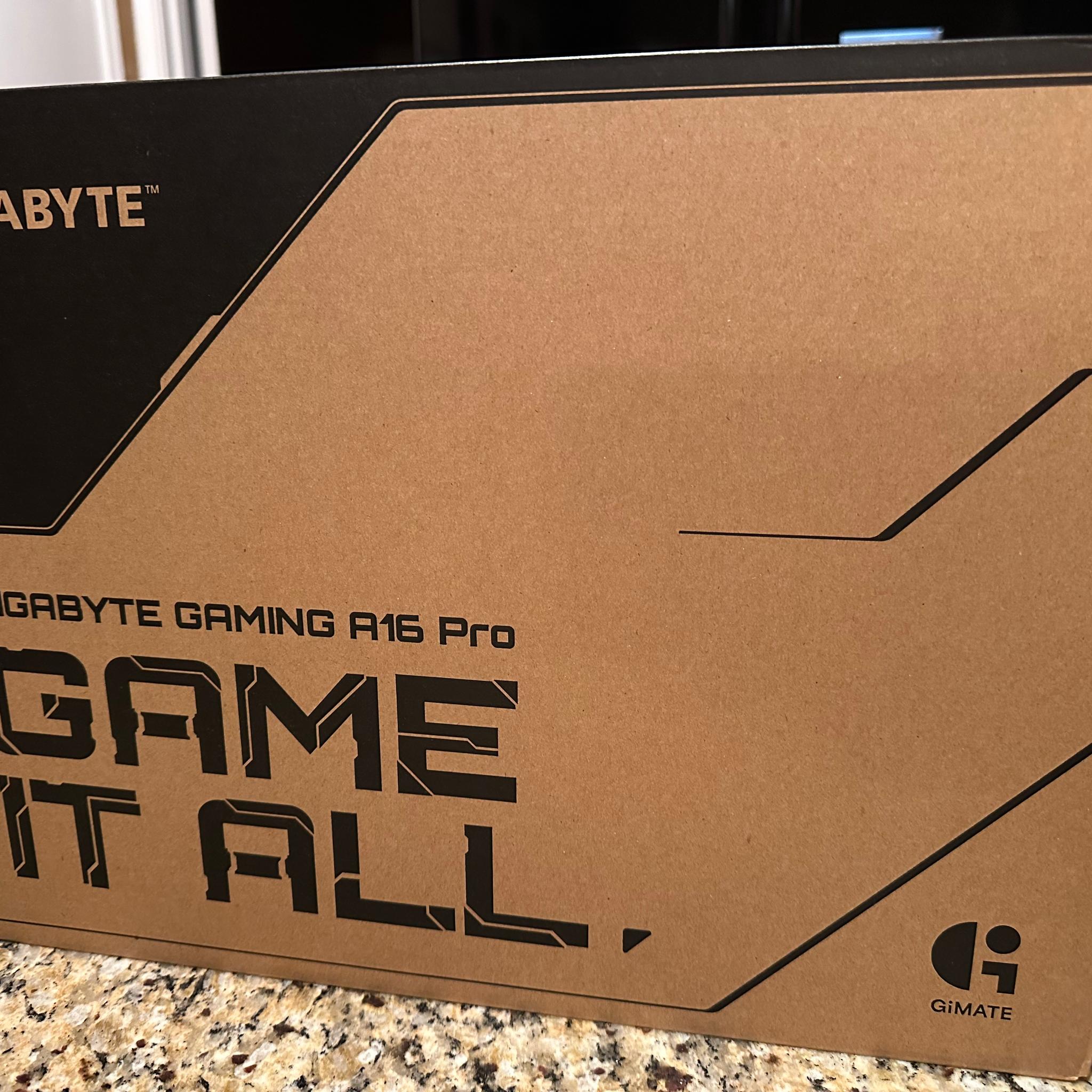 GIGABYTE Gaming A16 Pro 16" Laptop-GeForce RTX 5080 16GB, Intel Core 7 240H, 32GB RAM, 1TB SSD