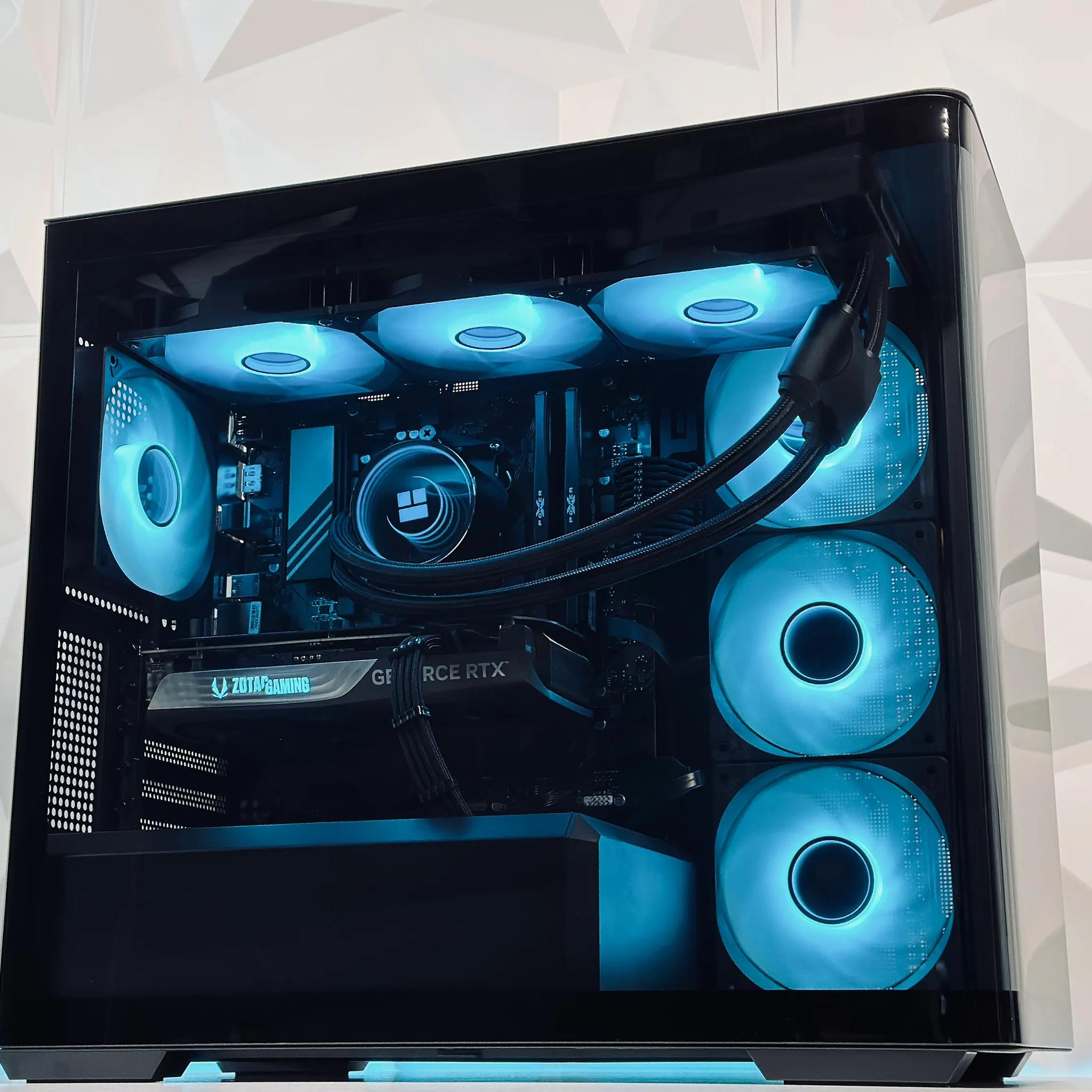 🌌🌑Dark Nebula🔭Liquid Cooled Gaming PC🔭Nvidia RTX 4070 Super 12GB🔭Ryzen 5 7600X🔭32GB DDR5🔭1TB