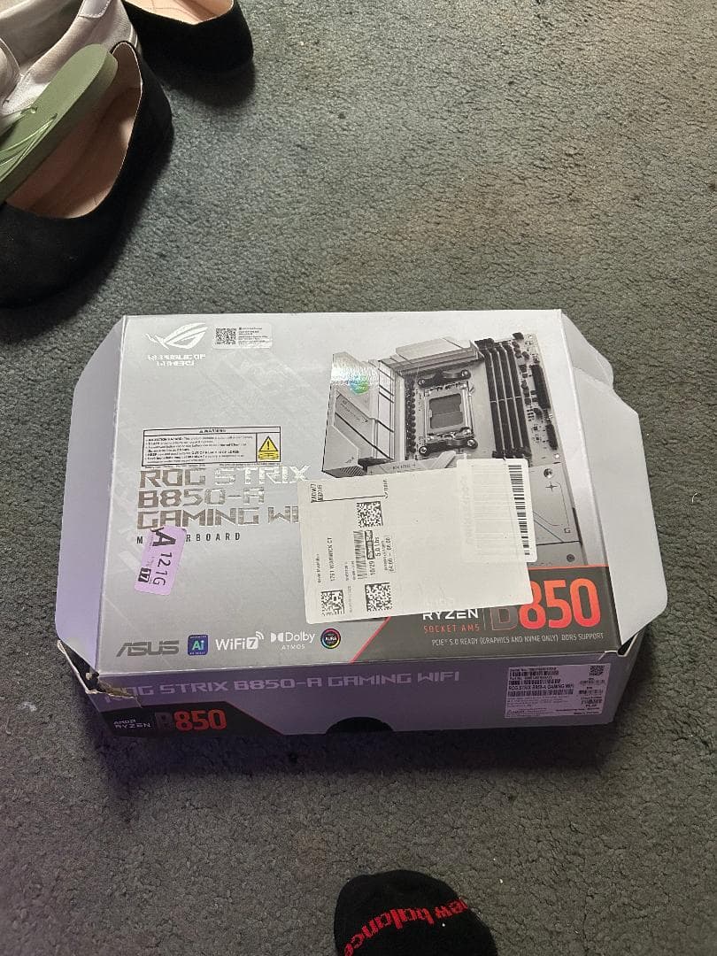 Asus Rog Strix B850-a gaming wifi motherboard