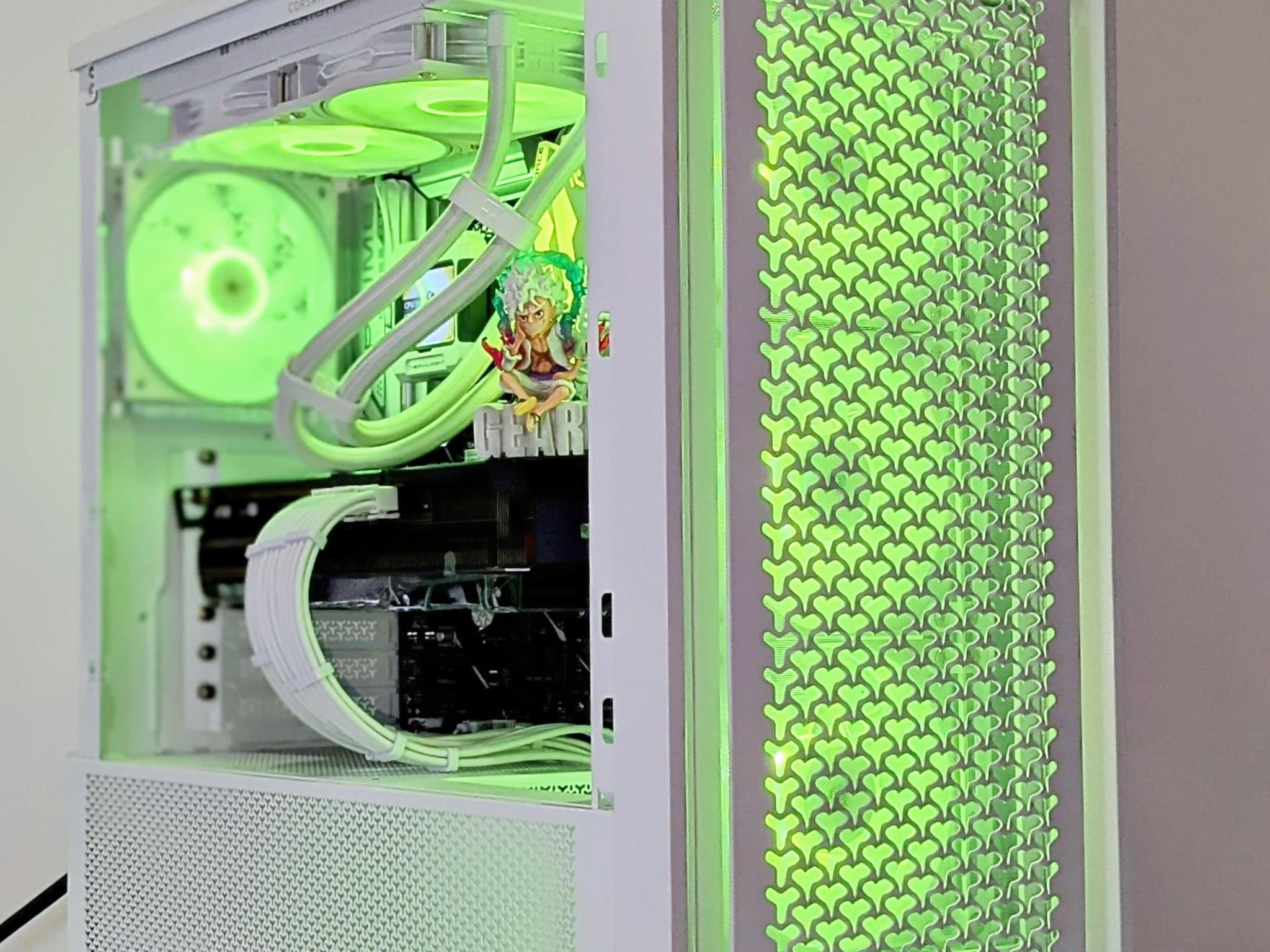 ⚪️Luffy Gear 5☀️⚪RX9700XT(Red Devil😈 edition)⚪Ryzen 7 7800X3D⚪64GB DDR5 RAM⚪2TB NVMe SSD⚪Windows 11