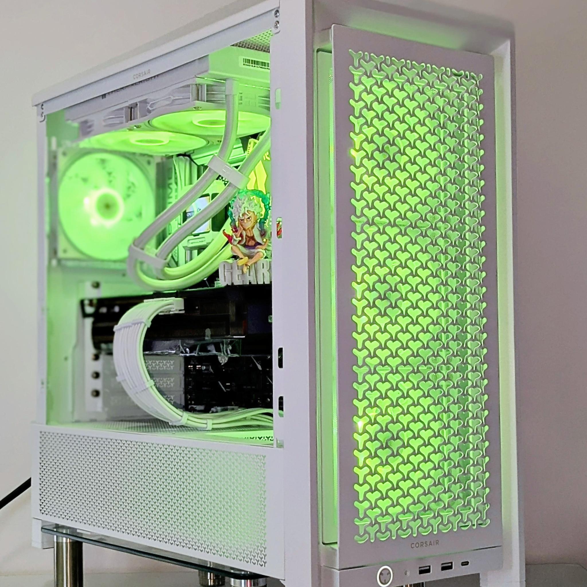 ⚪️Luffy Gear 5☀️⚪RX9700XT(Red Devil😈 edition)⚪Ryzen 7 7800X3D⚪64GB DDR5 RAM⚪2TB NVMe SSD⚪Windows 11