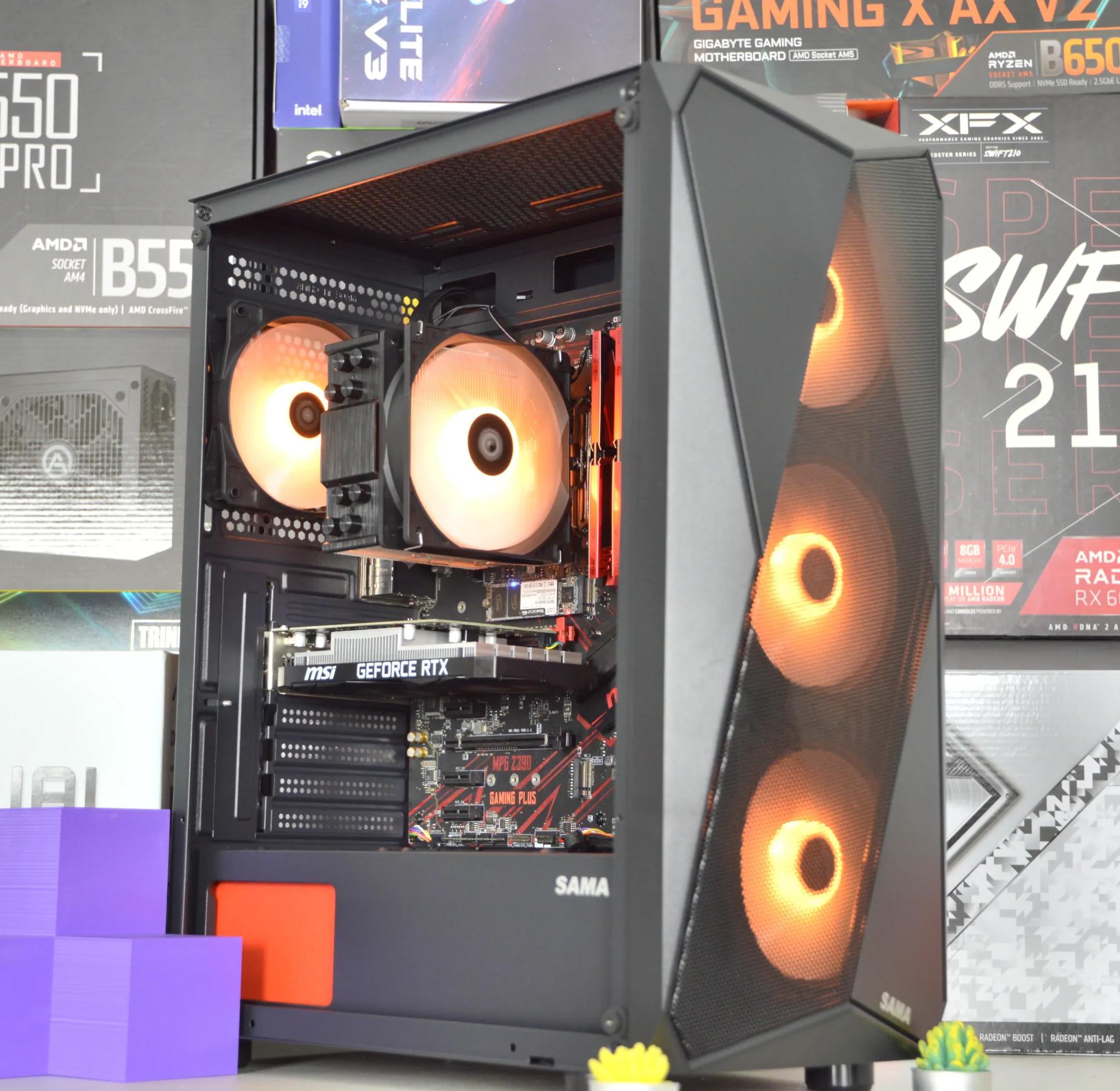 🔴🔴| RTX 3050 6GB | INTEL i7-8700 | 16GB DDR4 RAM | 256GB NVME SSD + 1TB HDD | Crimson Vortex |