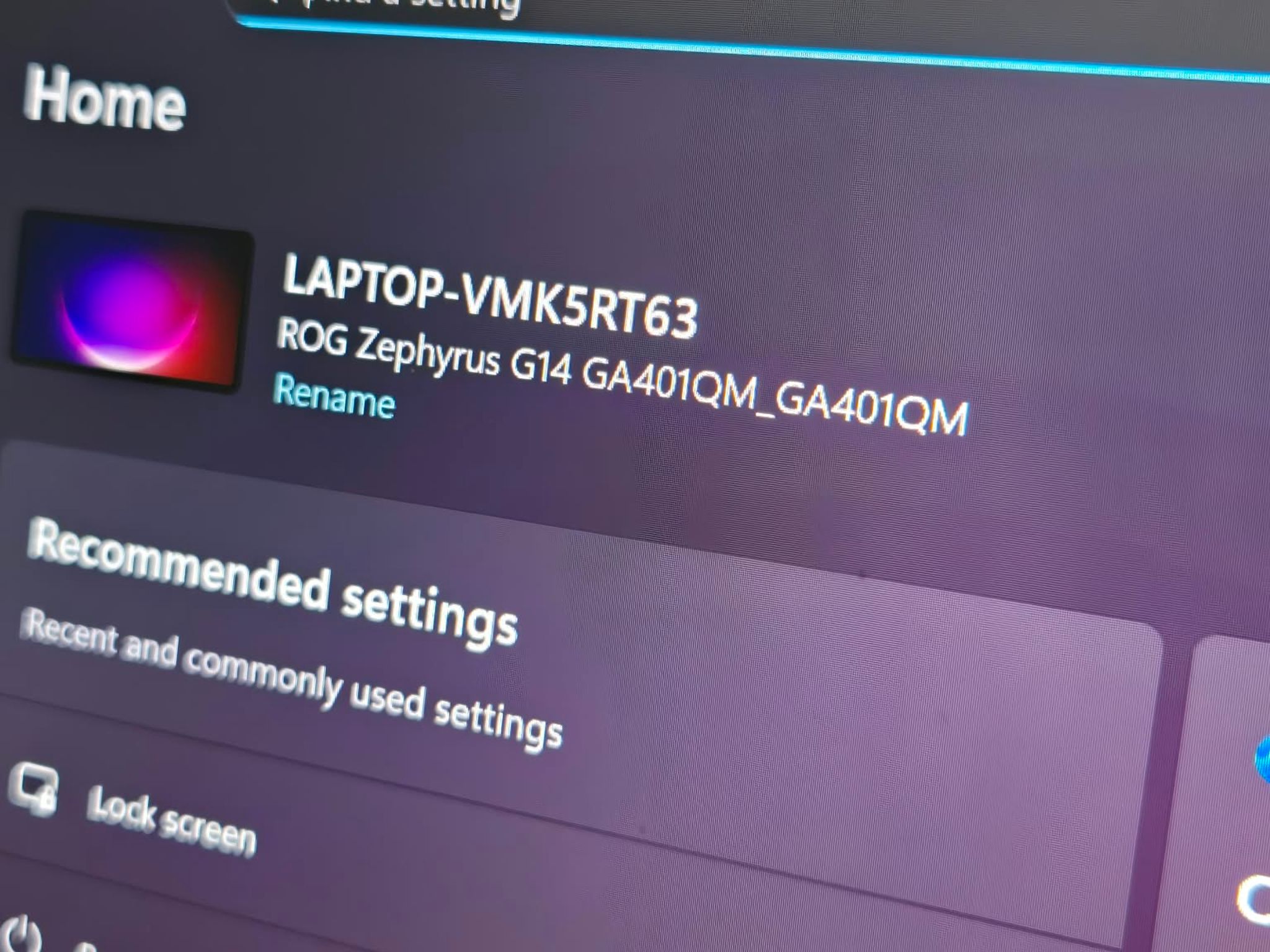 ASUS ROG Zephyrus G14 GA401QM Gaming Laptop