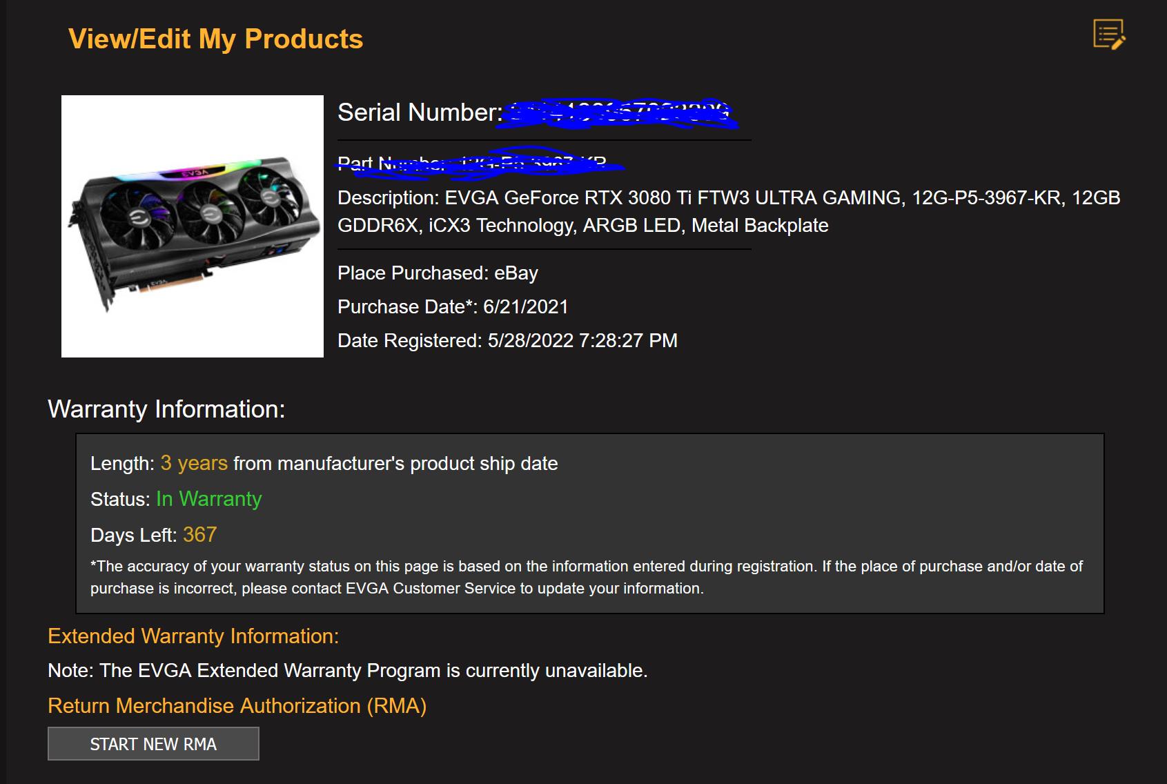 RTX 3080 Ti FTW3 ULTRA