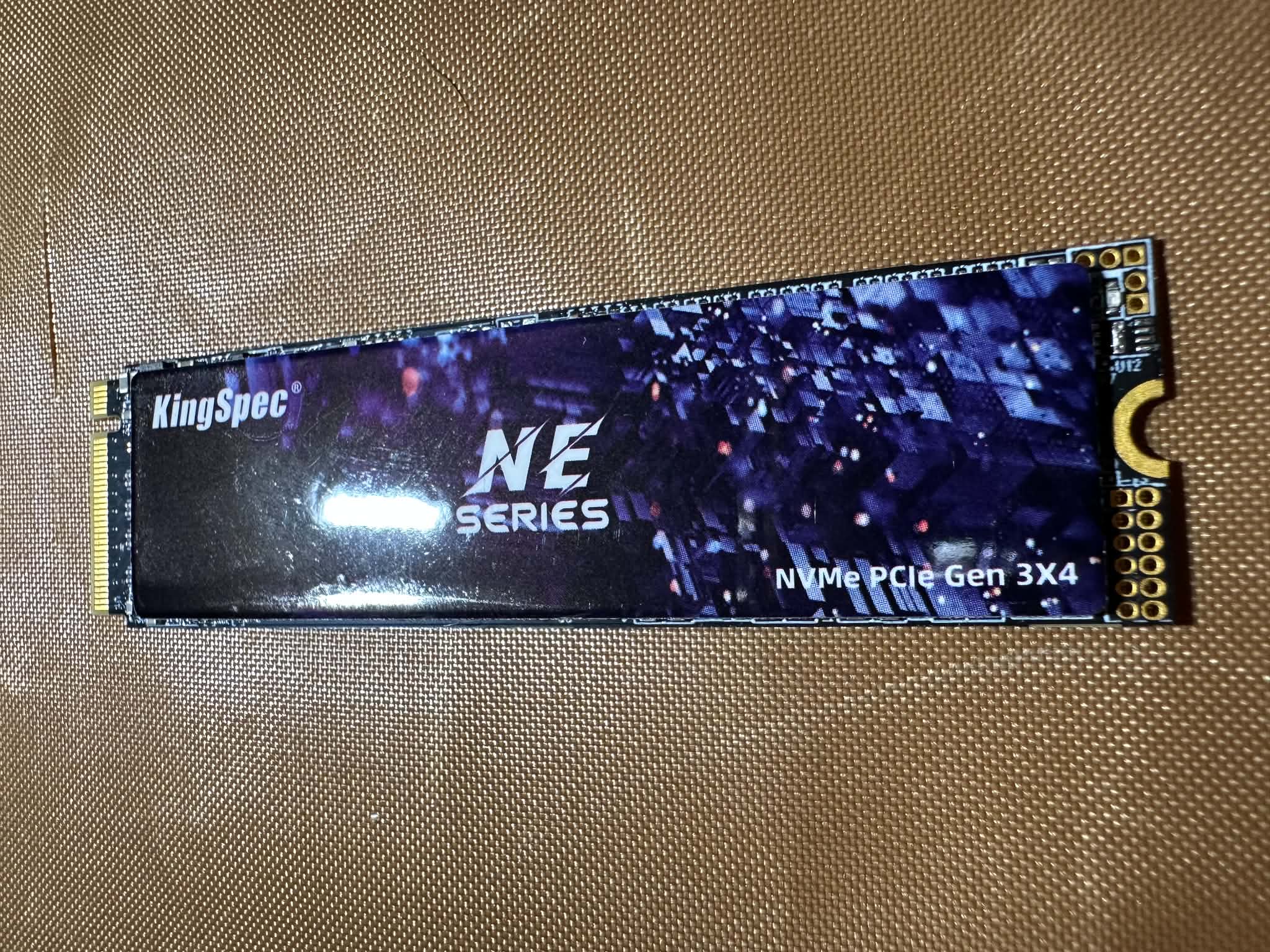 KingSpec NE Series 256GB M.2 NVMe PCIe Gen 3x4 SSD