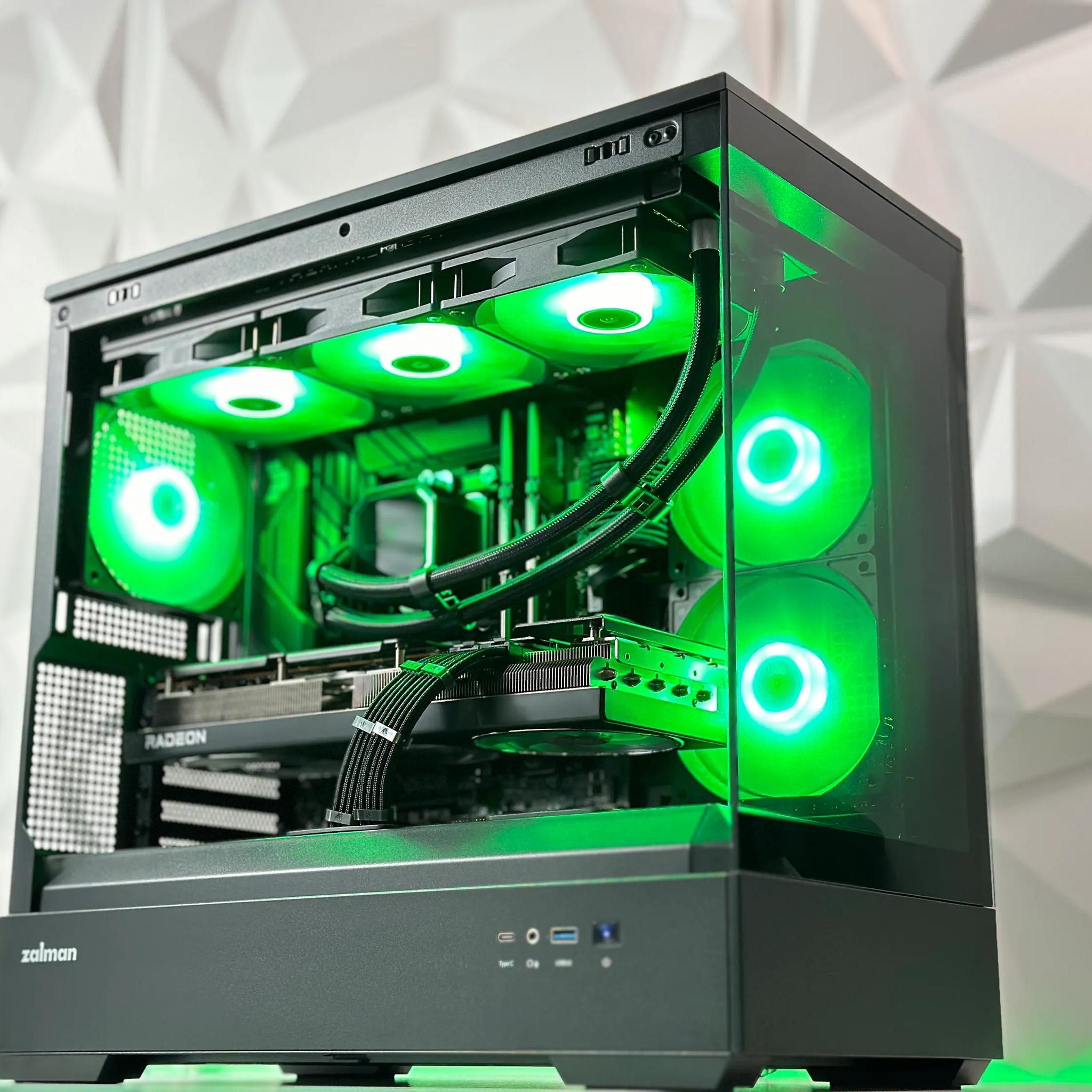 🌌🔫Dark Trooper||Liquid Cooled Gaming PC 🌌AMD RX 7800 XT 16GB🌌Intel 12600KF🌌32GB DDR4🌌1TB SSD