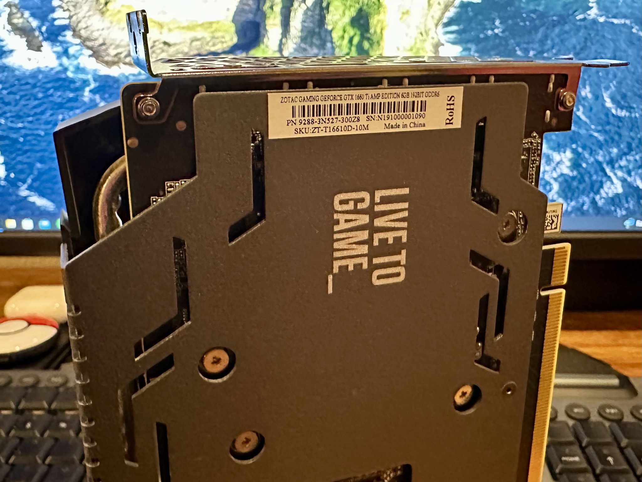 Zotac GeForce GTX 1660 Ti AMP Edition - 6GB 192bit GDDR6
