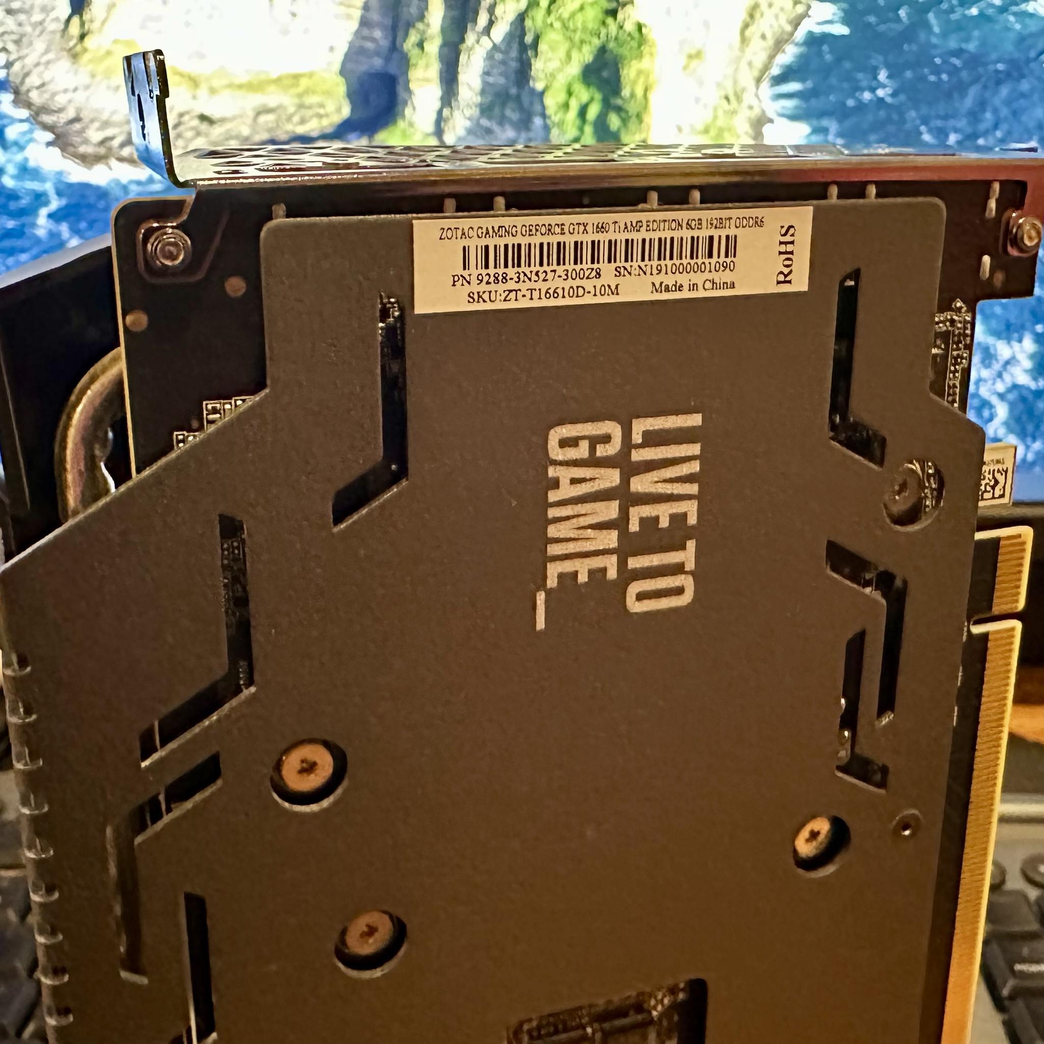 Zotac GeForce GTX 1660 Ti AMP Edition - 6GB 192bit GDDR6