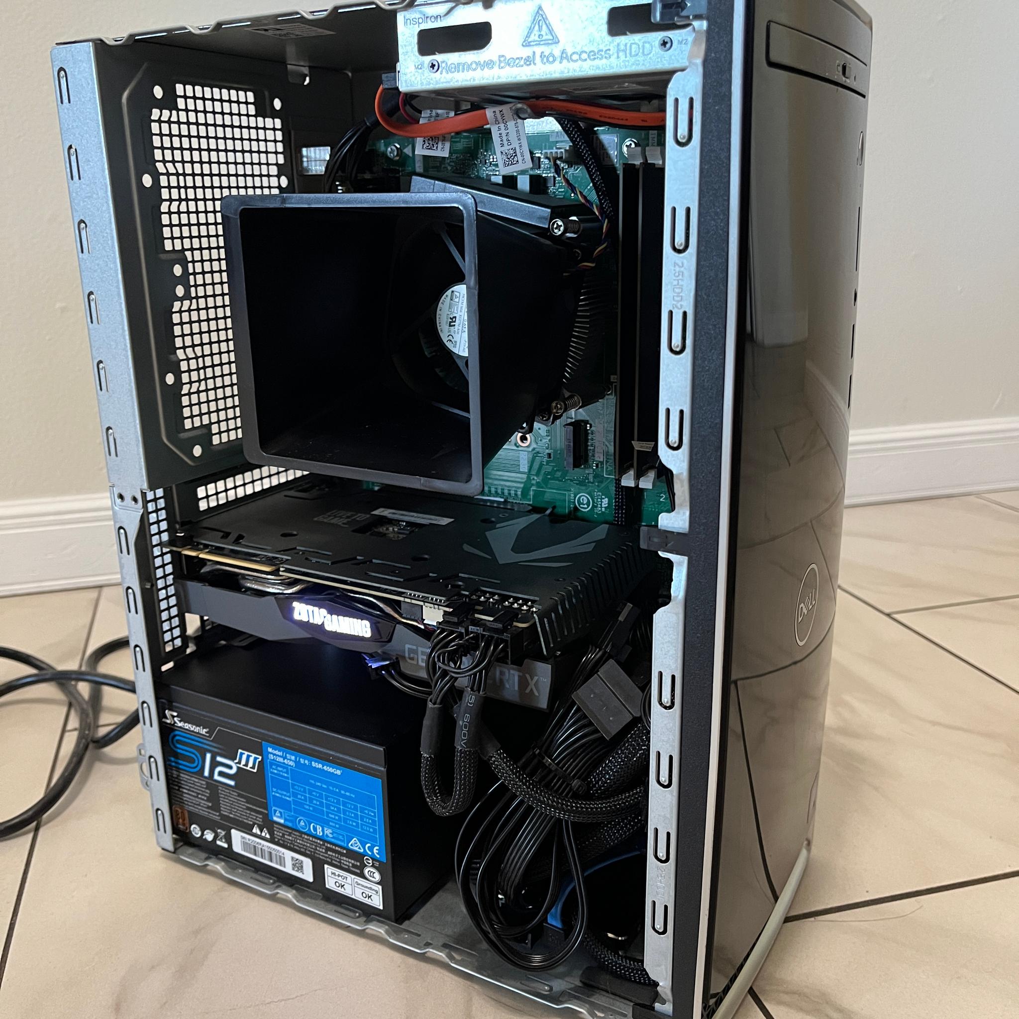 NVIDIA RTX 2070 Super 8GB, Intel i5-8400, 16GB RAM, 1 TB SSD, High FPS Dell Gaming PC w/ Wi-Fi & BT