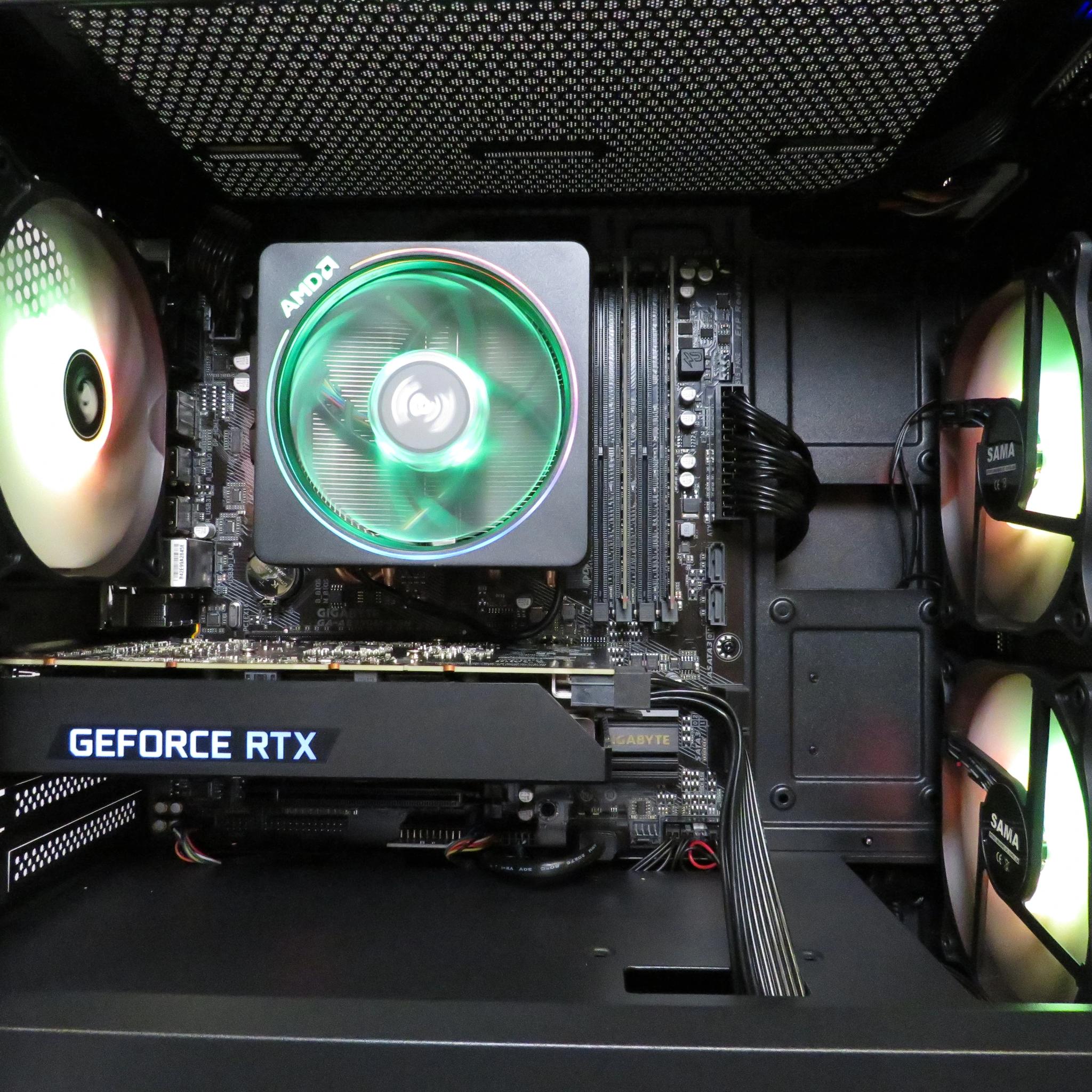 Mid Range MASTER! RTX 3060 12 GB + Ryzen 5 5500 + 16 GB DDR4 + 1 TB NVME