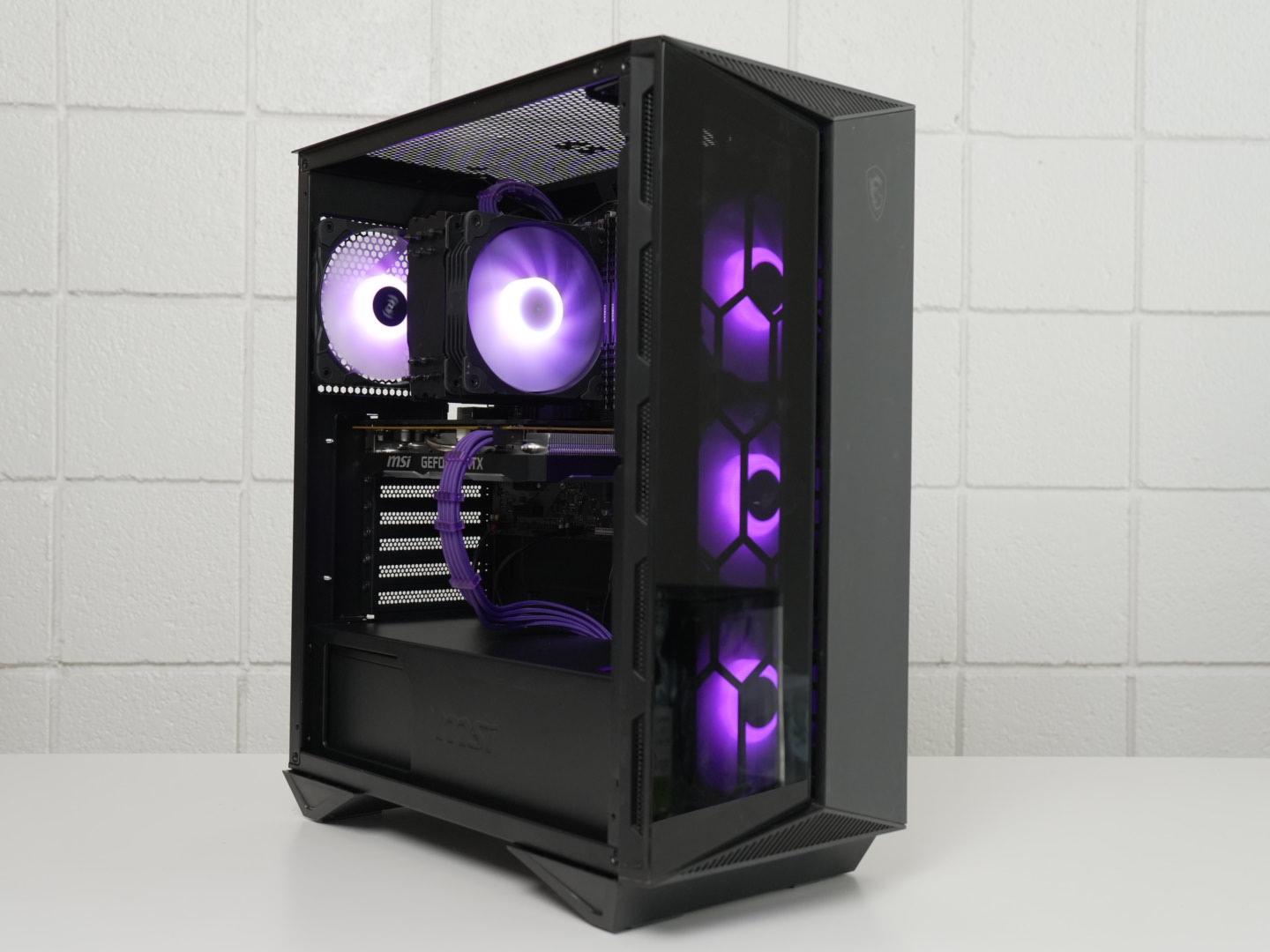 Purple Beast | RTX 2060 | INTEL i3 13100F | 32GB RAM | Windows 11 Gaming PC