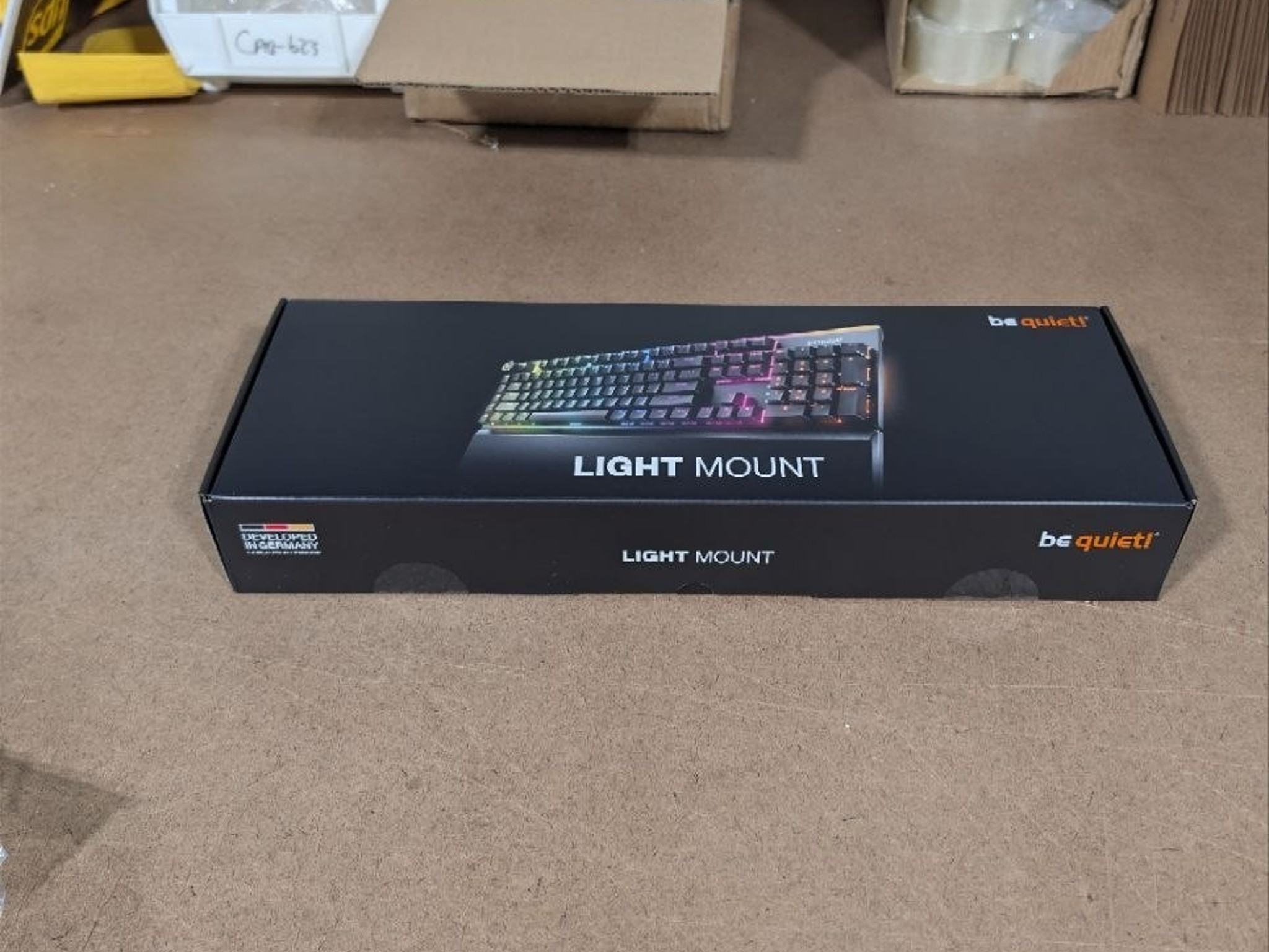 Be Quiet! Light Mount Silent Linear Mechanical Keyboard USB QWERTY