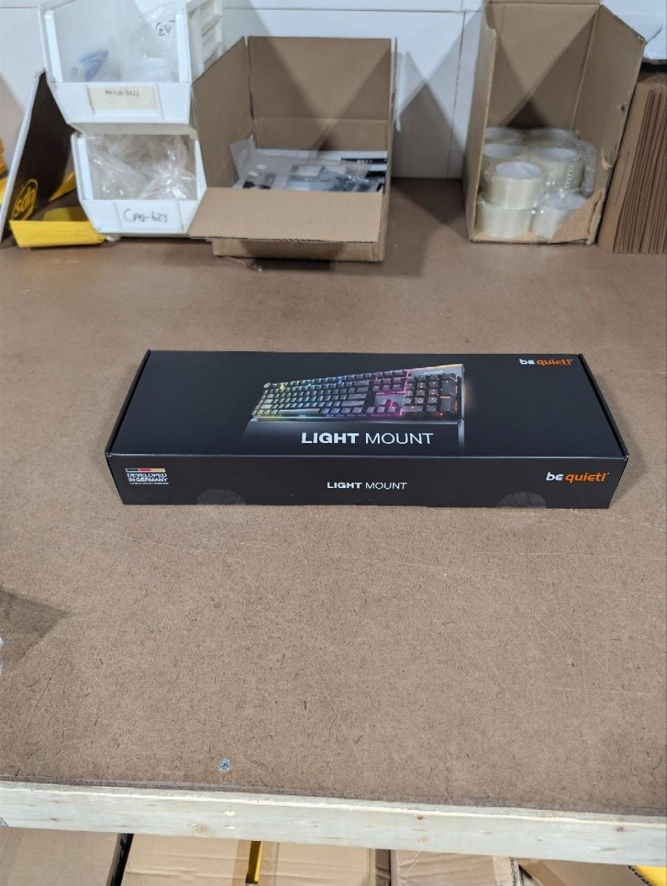 Be Quiet! Light Mount Silent Linear Mechanical Keyboard USB QWERTY