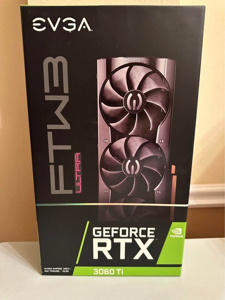 EVGA RTX 3060 Ti FTW3 Ultra 8GB GDDR6