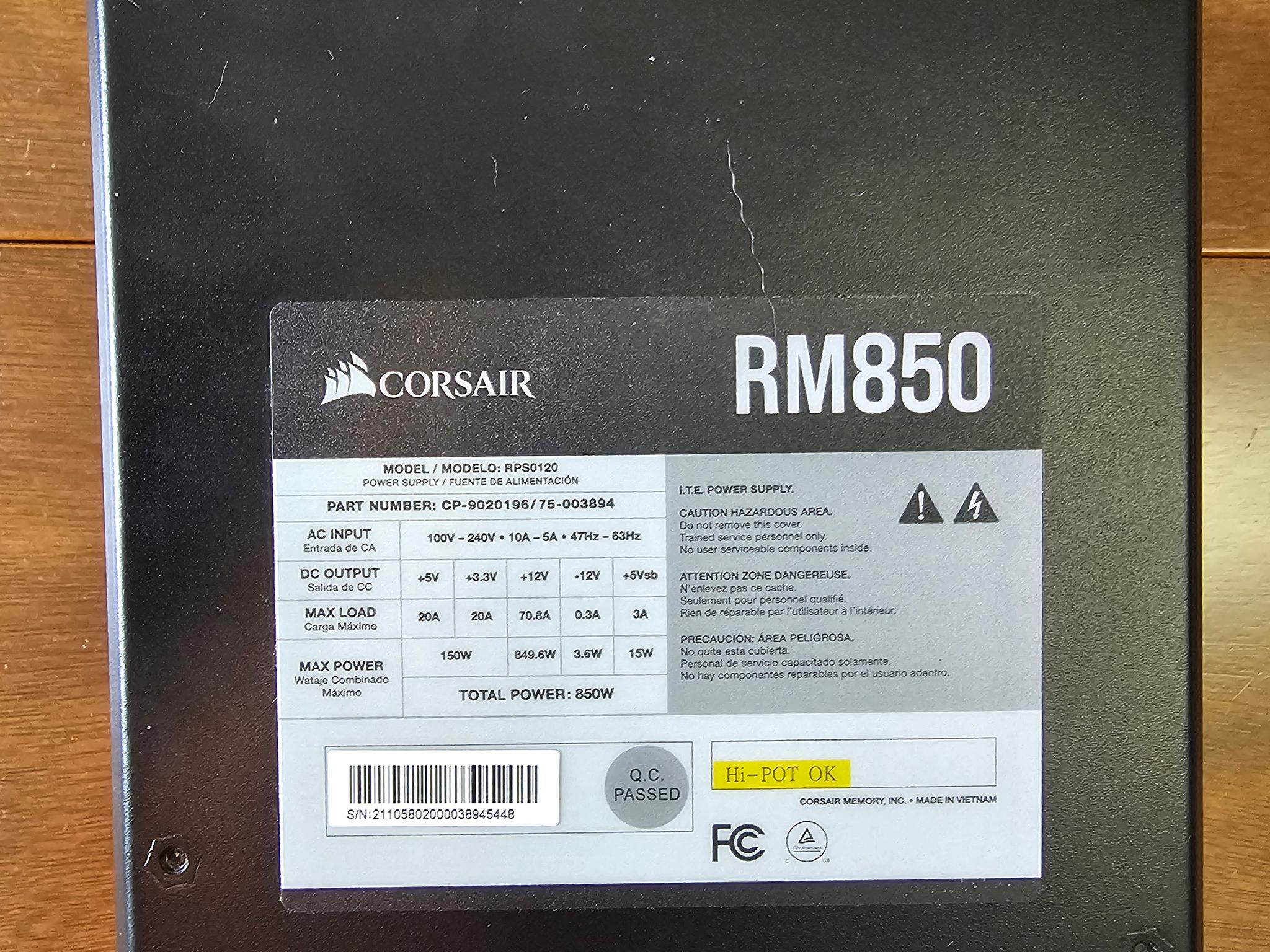 Corsair RM850 - Image 3
