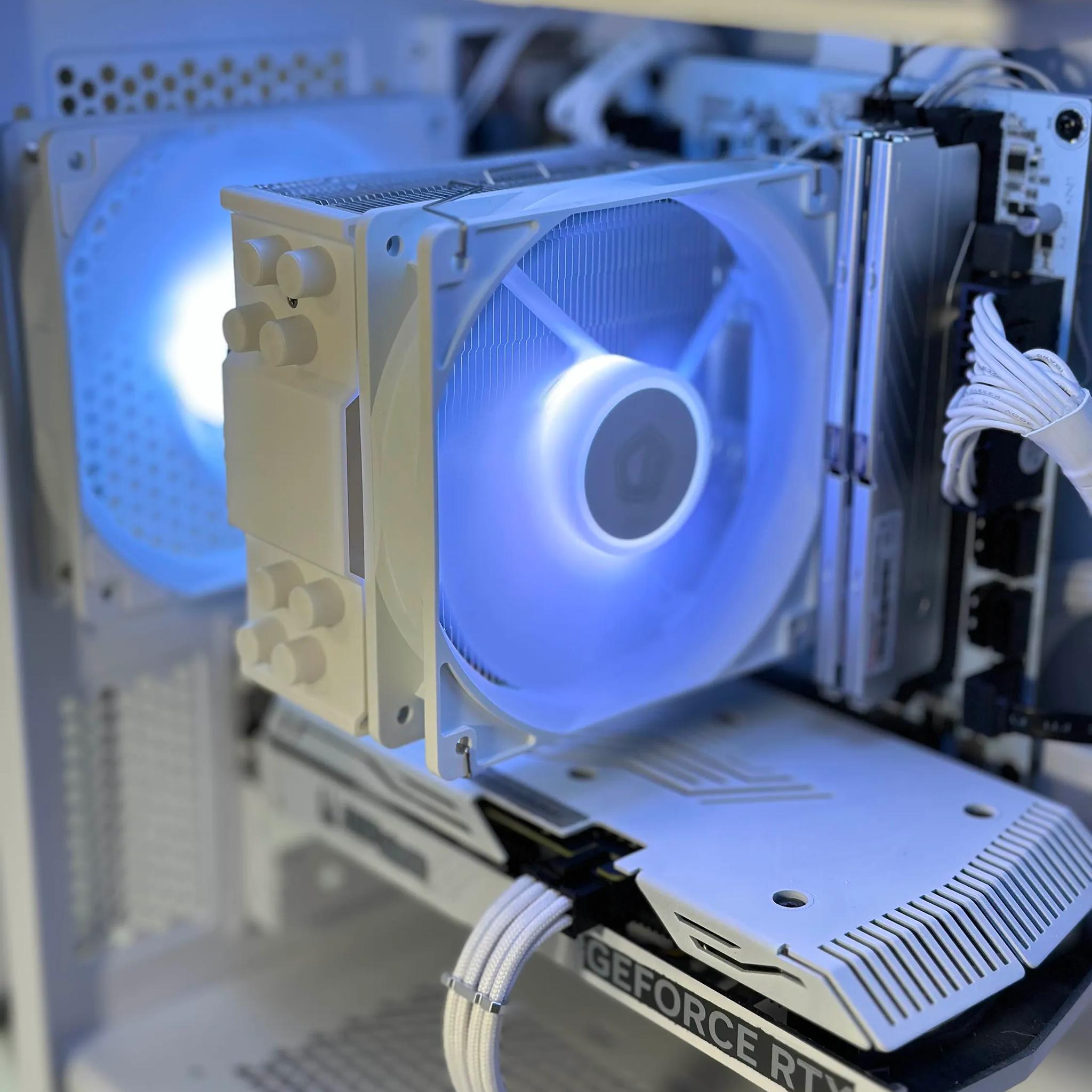 Intel i5-11500 | RTX 4060 | 16GB RAM | 1TB SSD | WIFI | Clean White Gaming PC