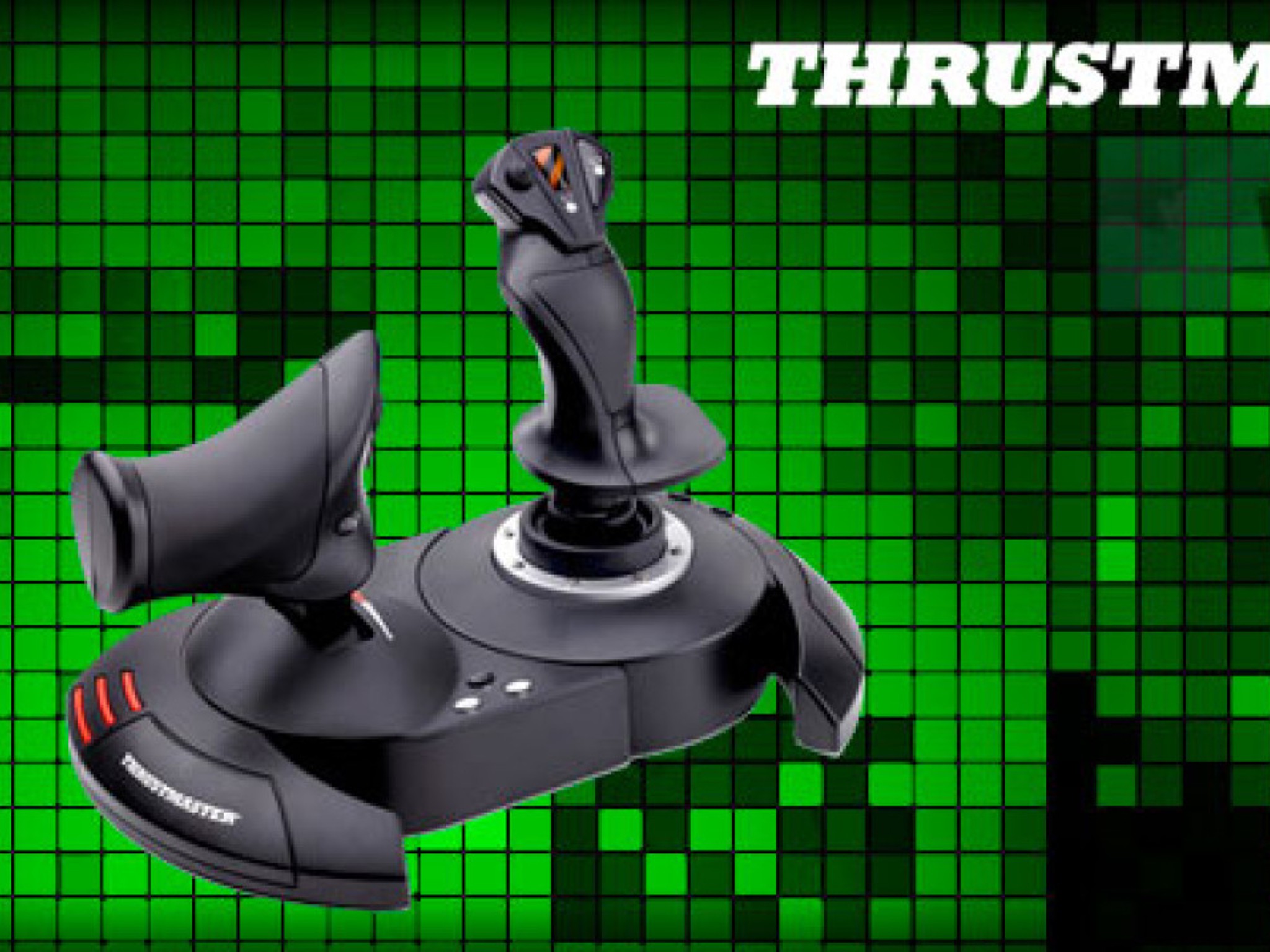 Thrustmaster T-Flight Hotas X — one-piece flight control system with twisty stick and throttle!