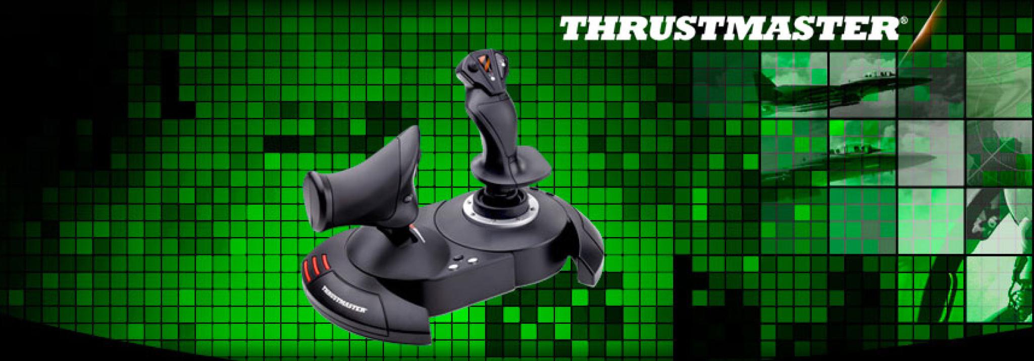 Thrustmaster T-Flight Hotas X — one-piece flight control system with twisty stick and throttle!