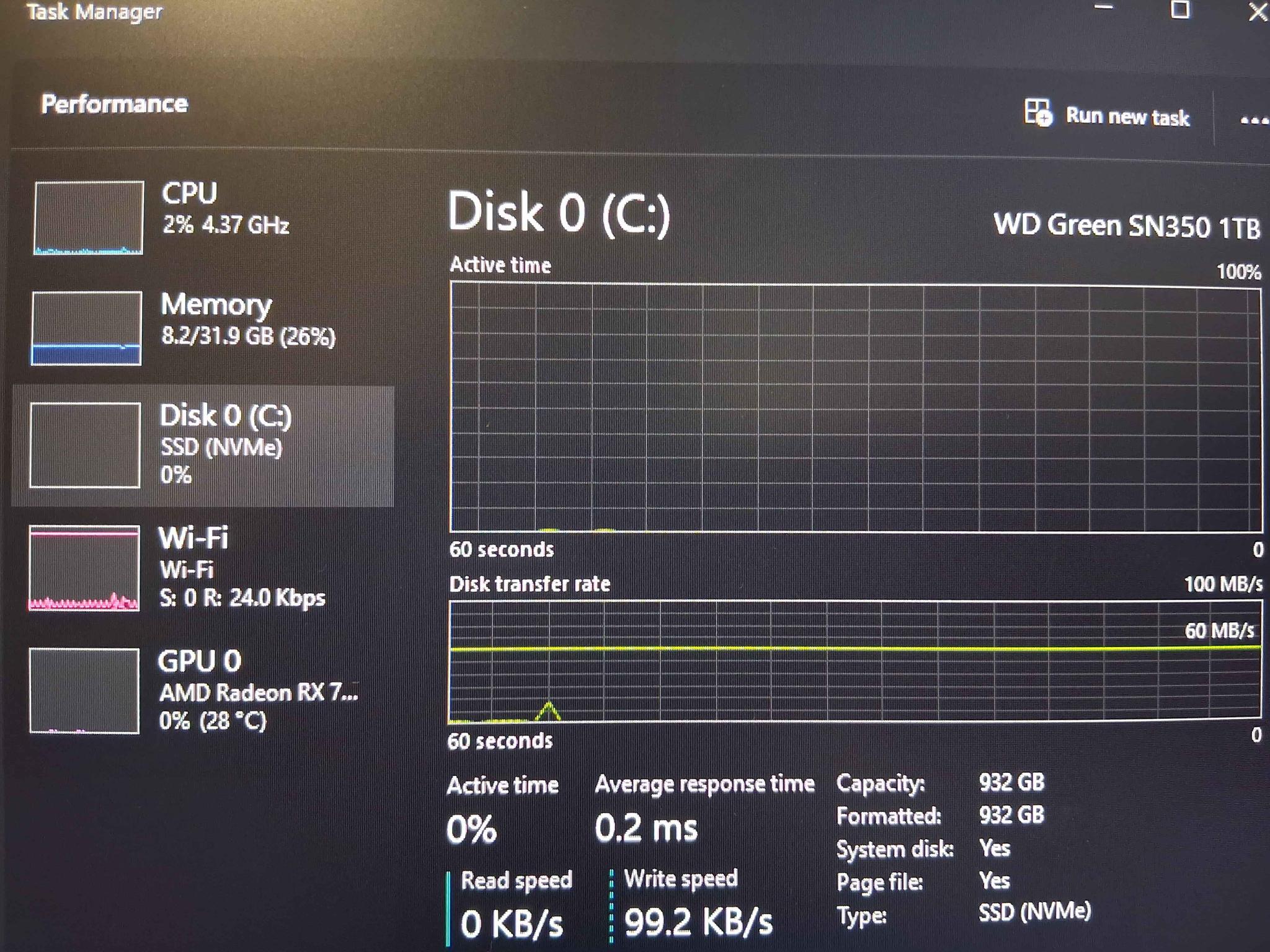 Gaming PC Ryzen 7 5700x 32GB DDR4 / 1TB SSD / SAPPHIRE RX 7800 XT 16GB / WINDOWS 11 / WIFI