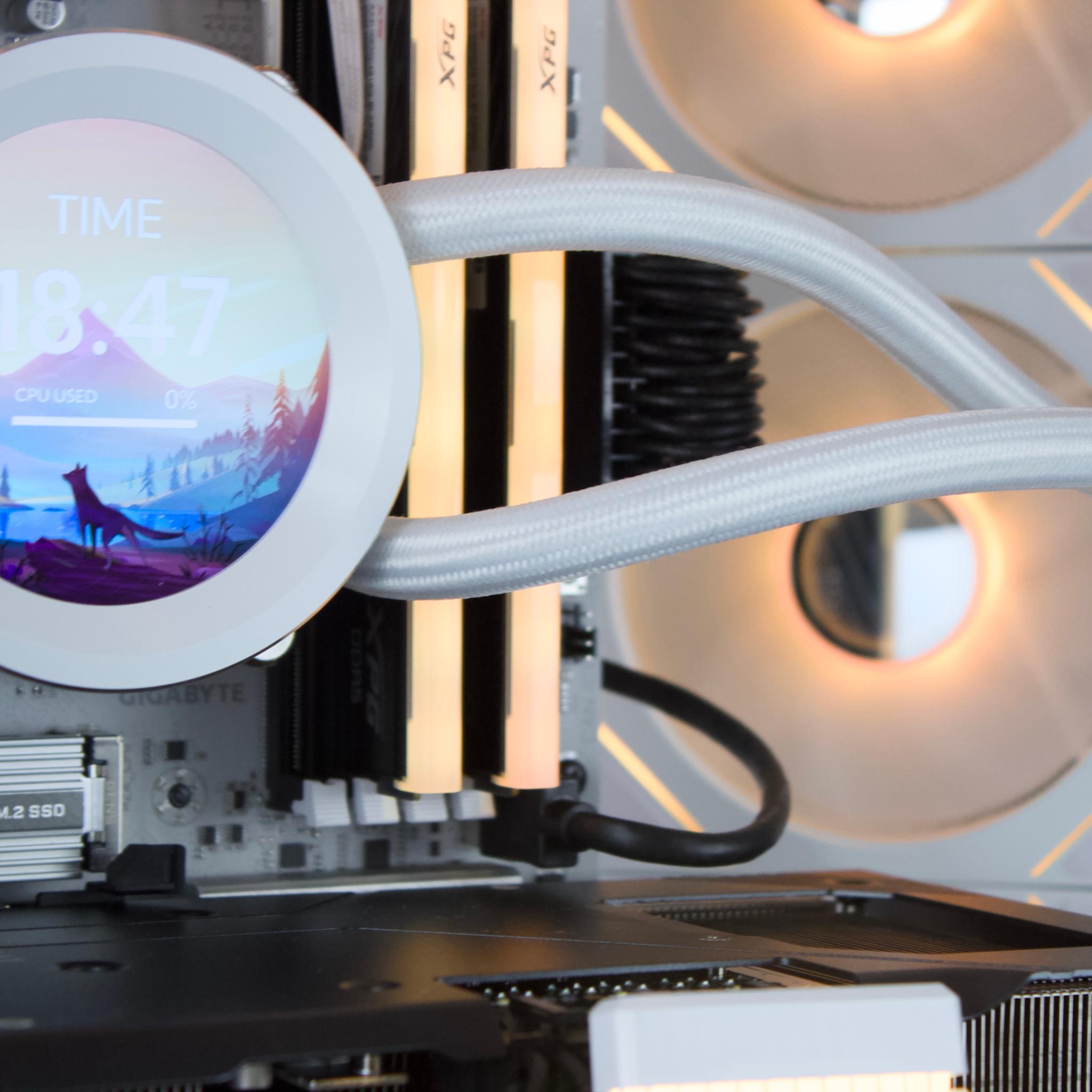🧊⚡🗡️Blizzard - 4K Gaming PC | RX 9070 XT 16GB, Ryzen 7 7800X3D, 32GB RAM, 2TB SSD | LCD 🗡️⚡🧊