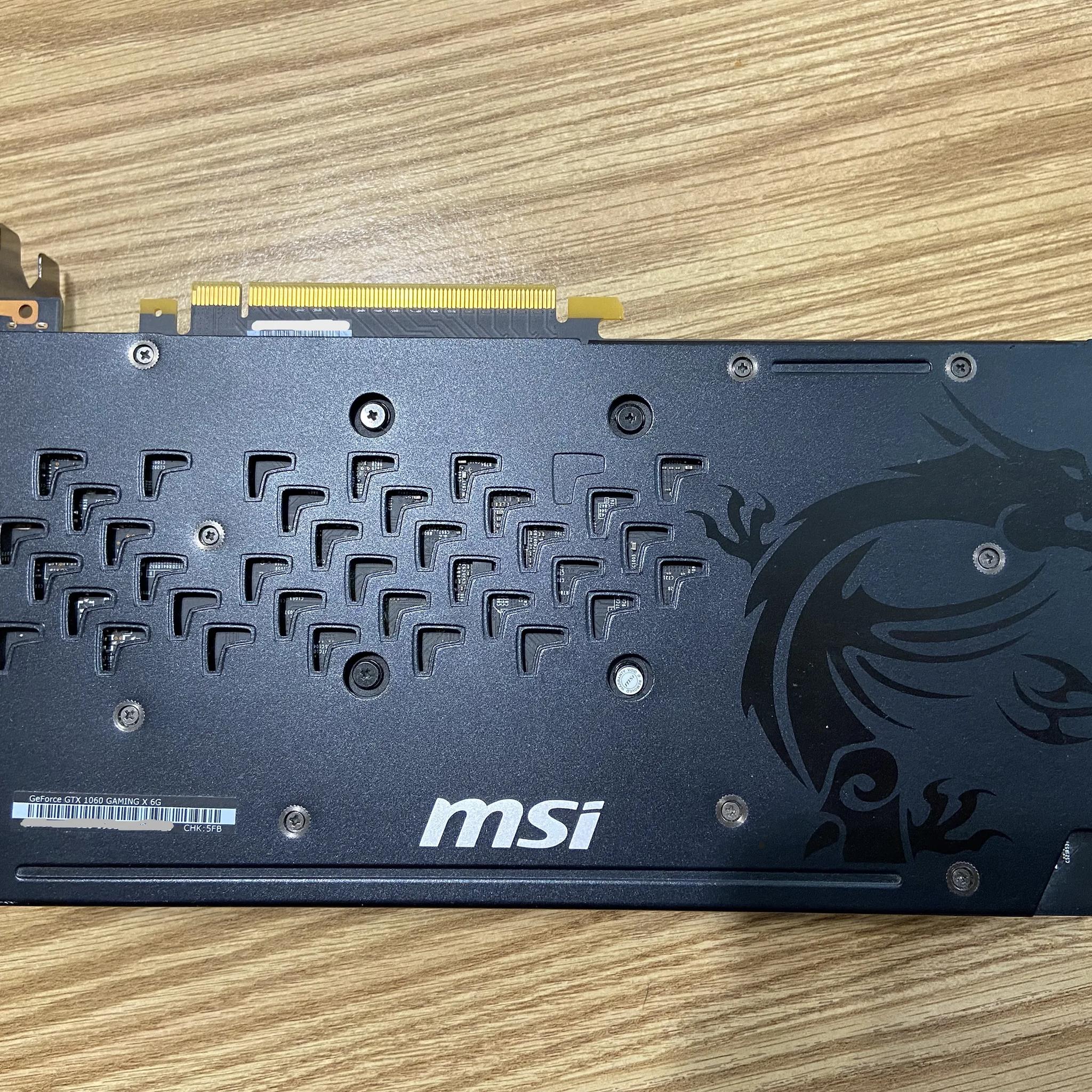 MSI GAMING GeForce GTX 1060 6GB GDRR5