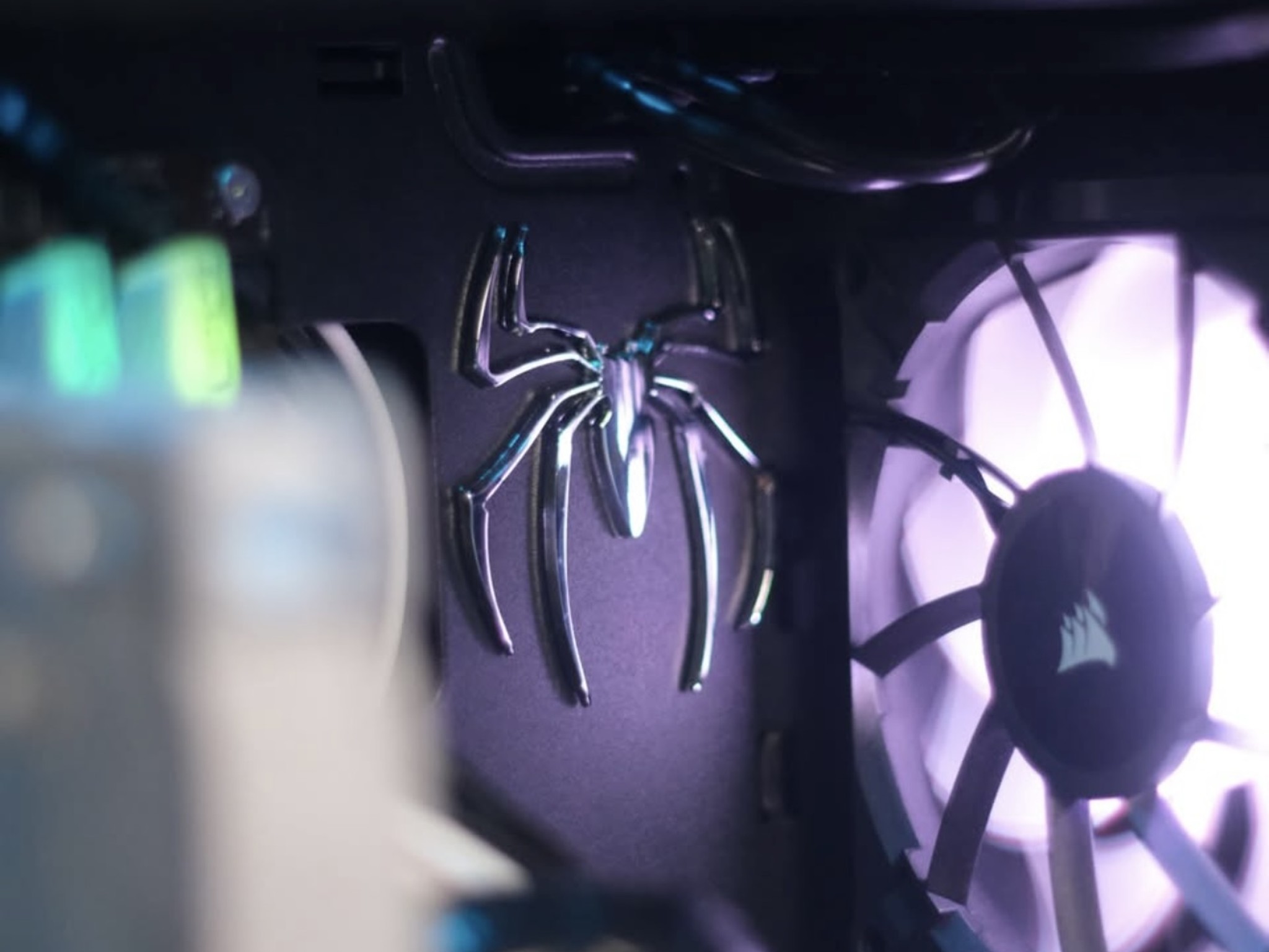WONDERFUL Black and White spider-Man RGB Gaming PC