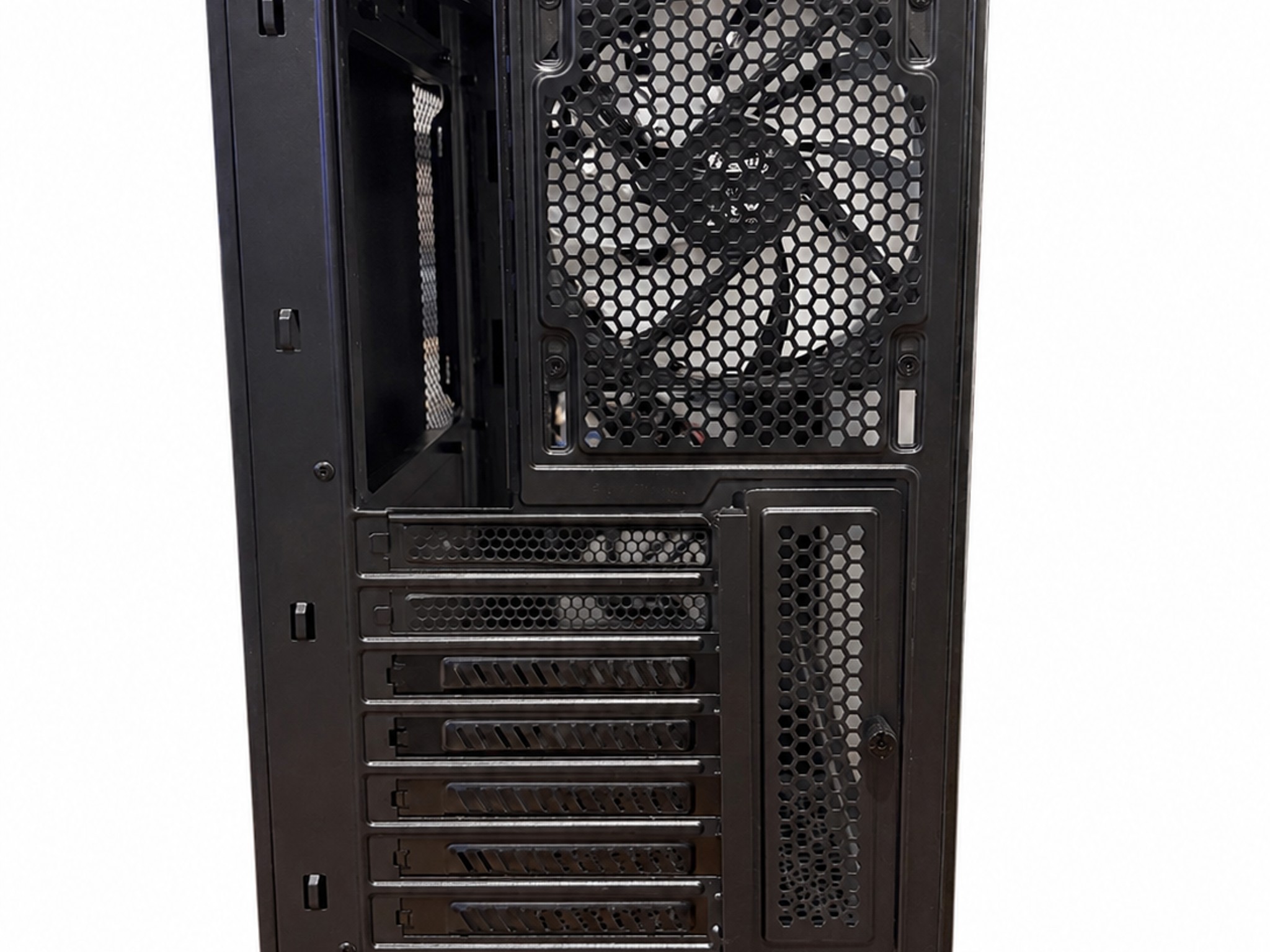 Rosewill ACA502B ATX Mid-Tower PC Gaming Case Front Mesh Panel, Tempered Glass Side Panel, ARGB Fans