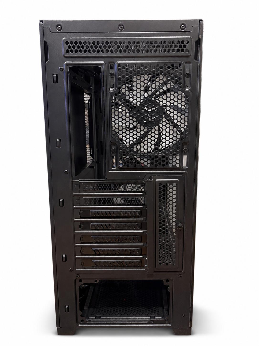Rosewill ACA502B ATX Mid-Tower PC Gaming Case Front Mesh Panel, Tempered Glass Side Panel, ARGB Fans