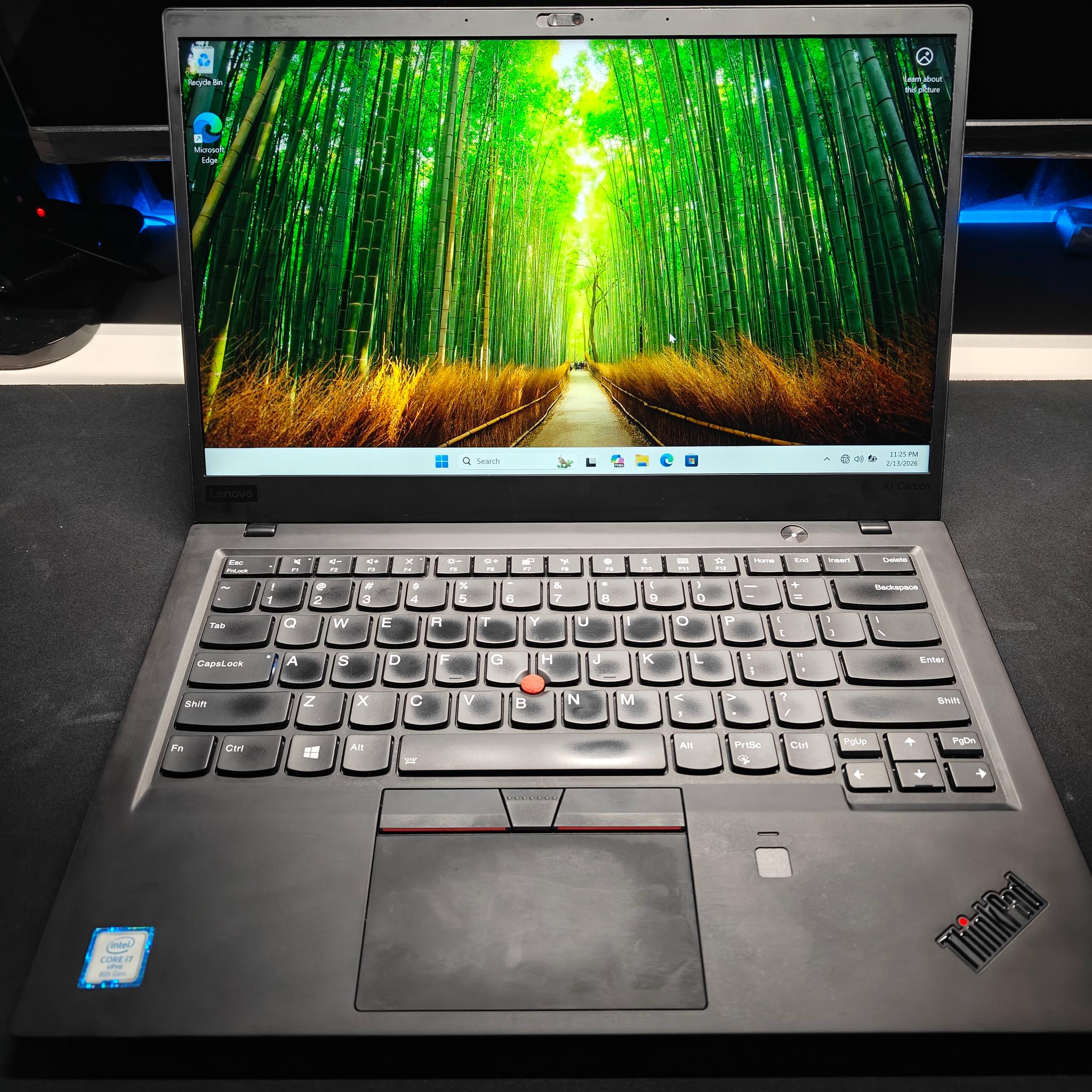 Lenovo ThinkPad X1 Carbon Gen 6 Touchscreen i7-8650U, 16Gb RAM, 512Gb SSD, Win11