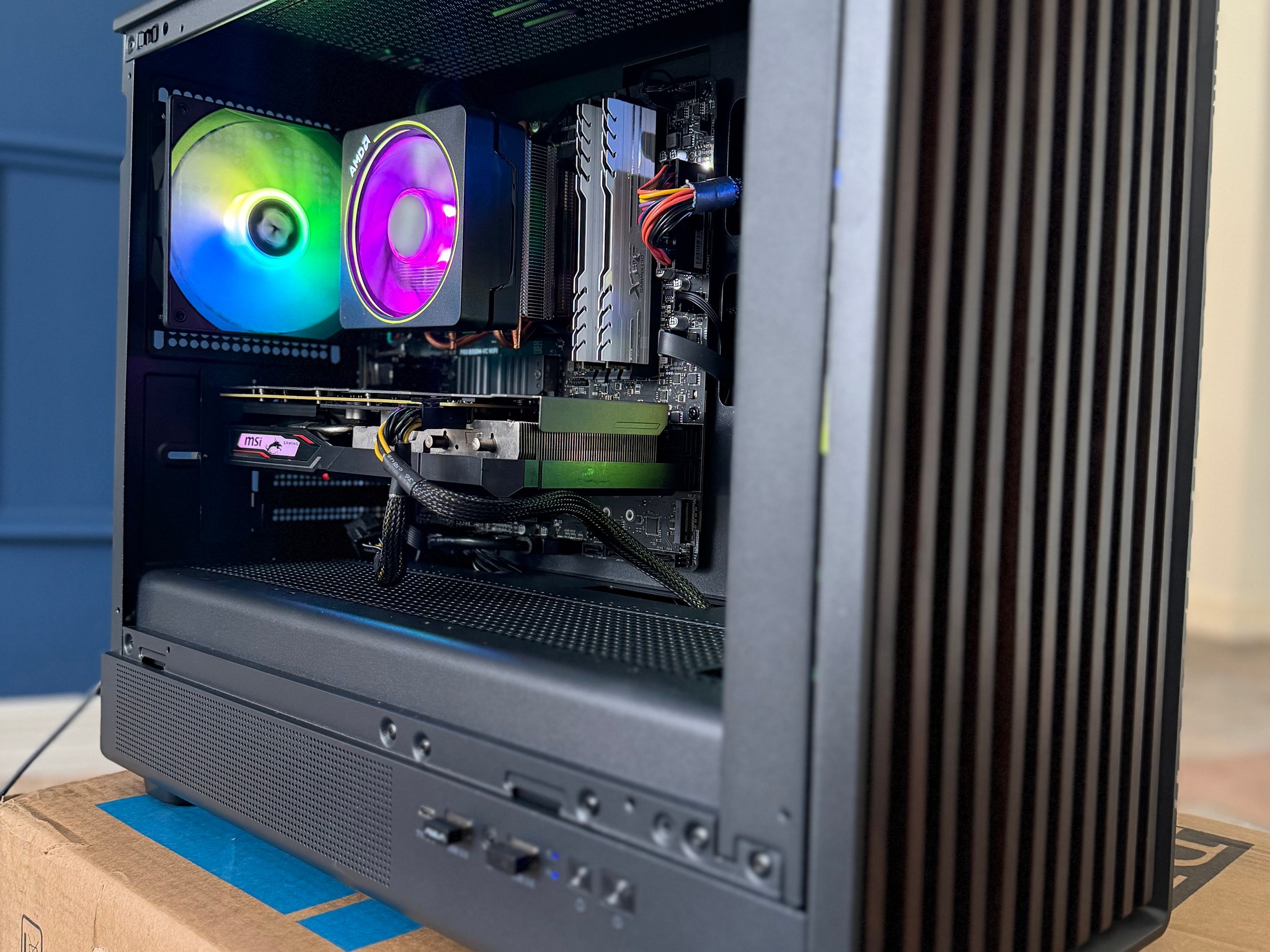 🎮 Premium 1080p Gaming PC | RX 5500 XT 8GB | Ryzen 5 2600 | 16GB RAM | WiFi 6E | Windows 11 Pro