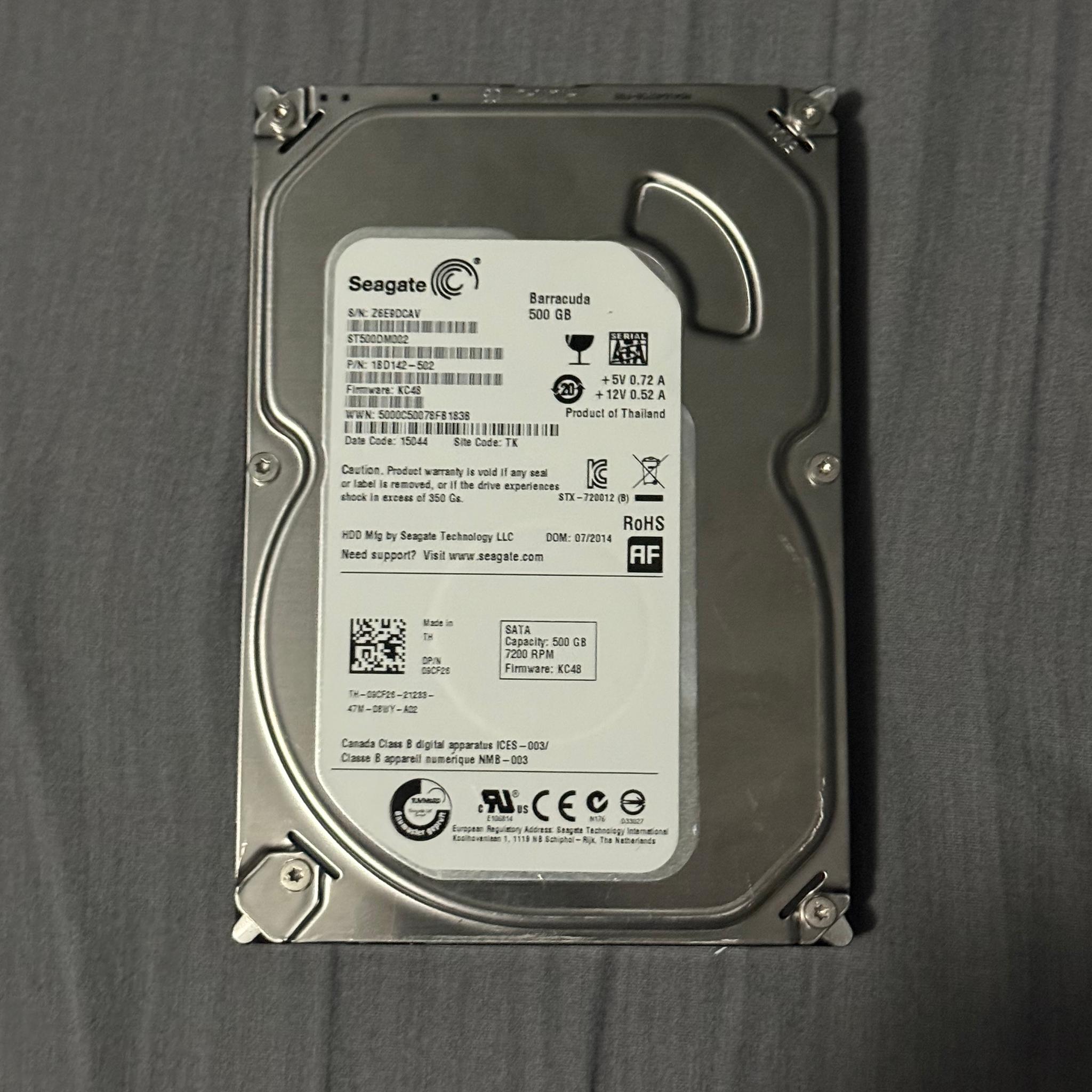 500GB Hard Drive