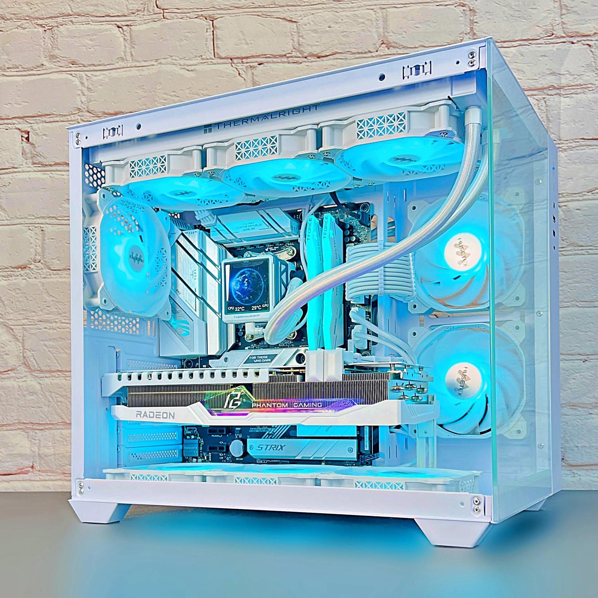 👻 Phantom 👻 Ryzen 7 7800X3D RX 7900 XT 20GB 32GB DDR5 2TB M.2 Win 11Pro Gaming PC 🤯