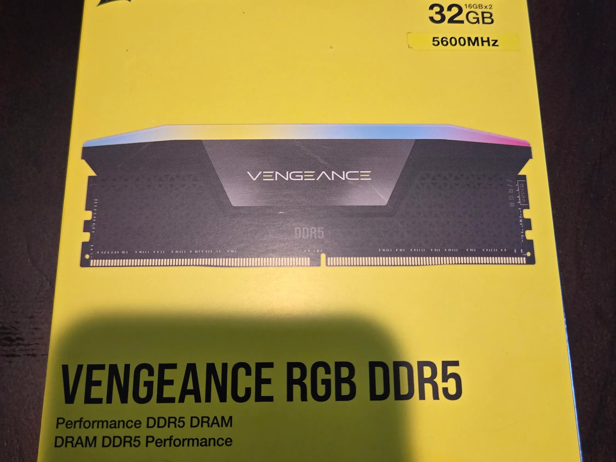 Corsair Vengeance RGB DDR5 32GB (16GBx2)