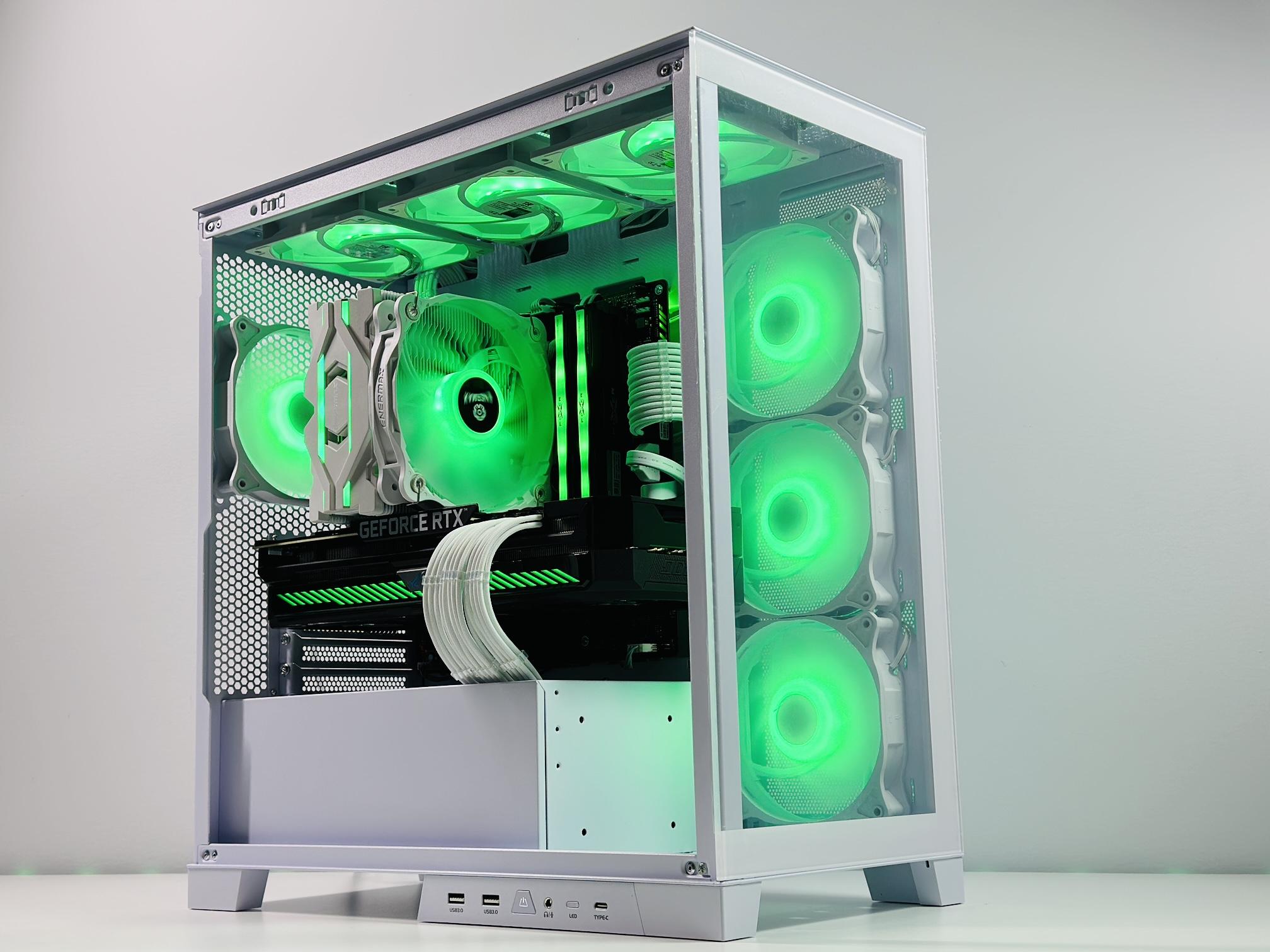 Iceberg🧊 Gaming PC❄️Nvidia RTX 3070 Ti 8GB❄️Intel 12400F 6 core❄️16GB DDR4❄️1TB NVME