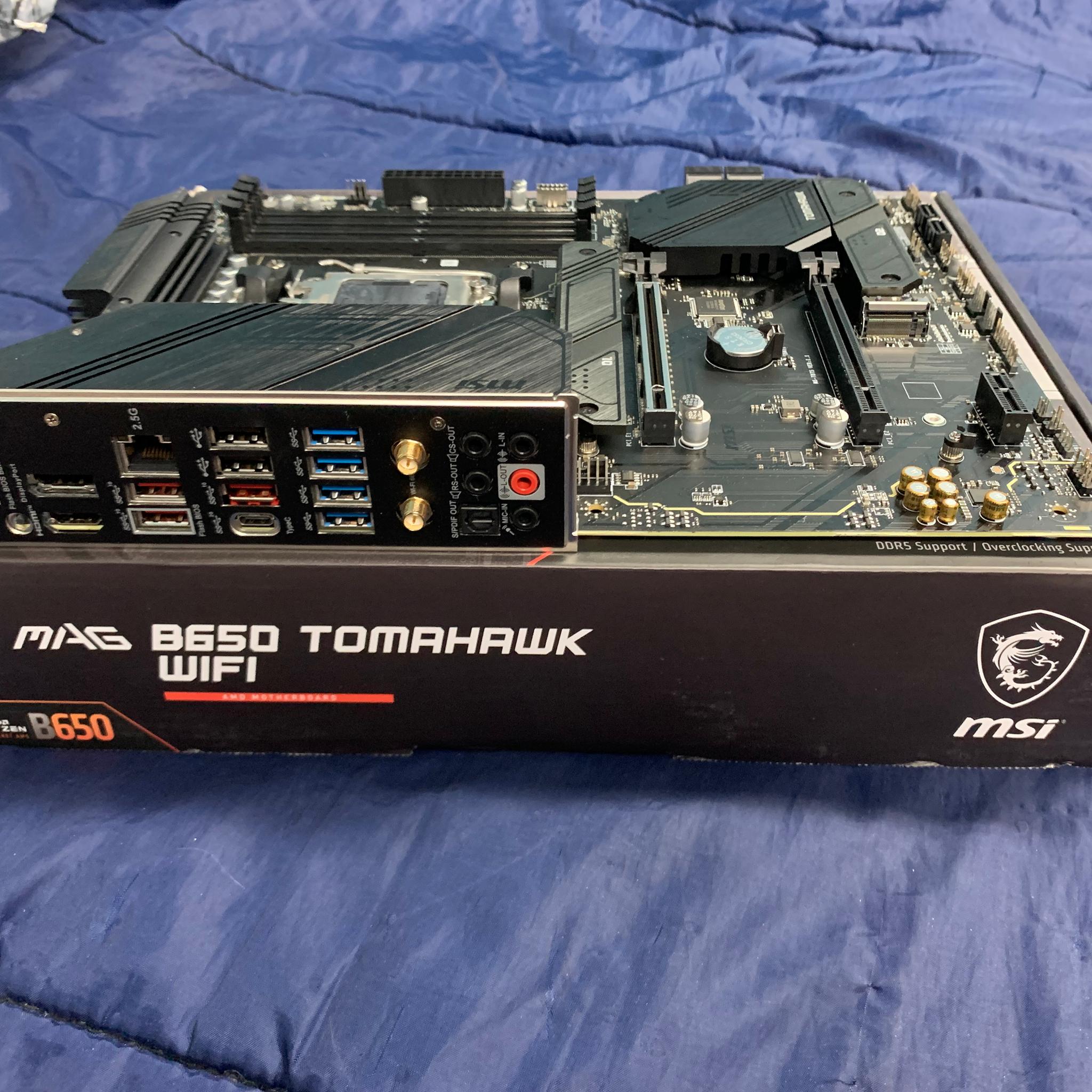 Used Excellent Condition B650 Tomahawk Wifi
