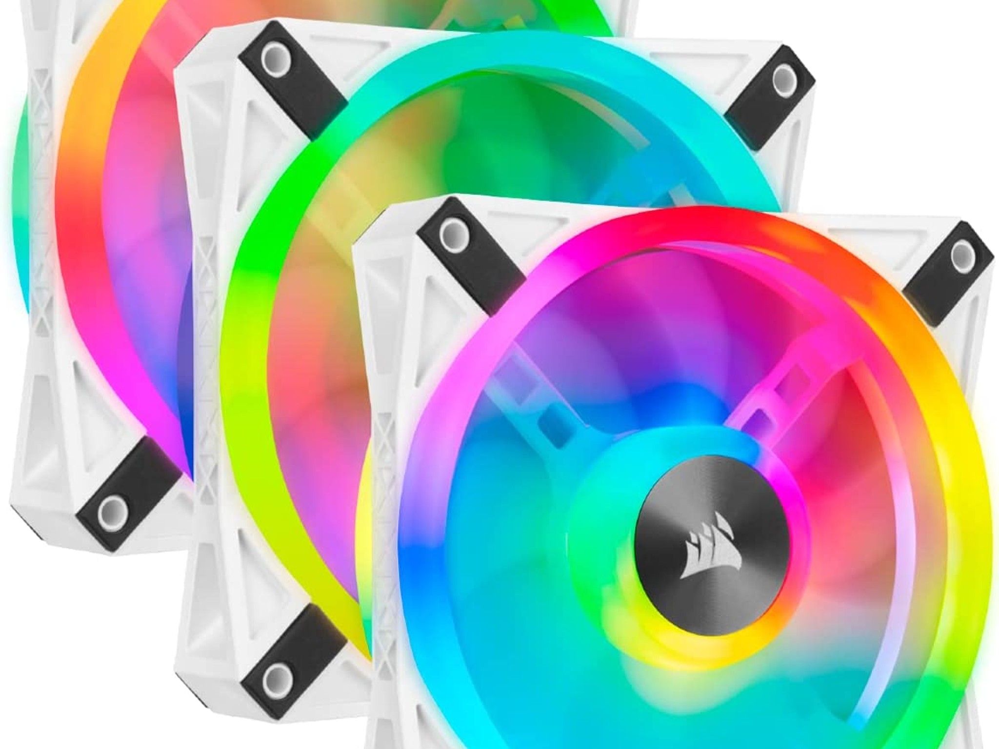 4 QL120 White w/RGB + Fan Hub