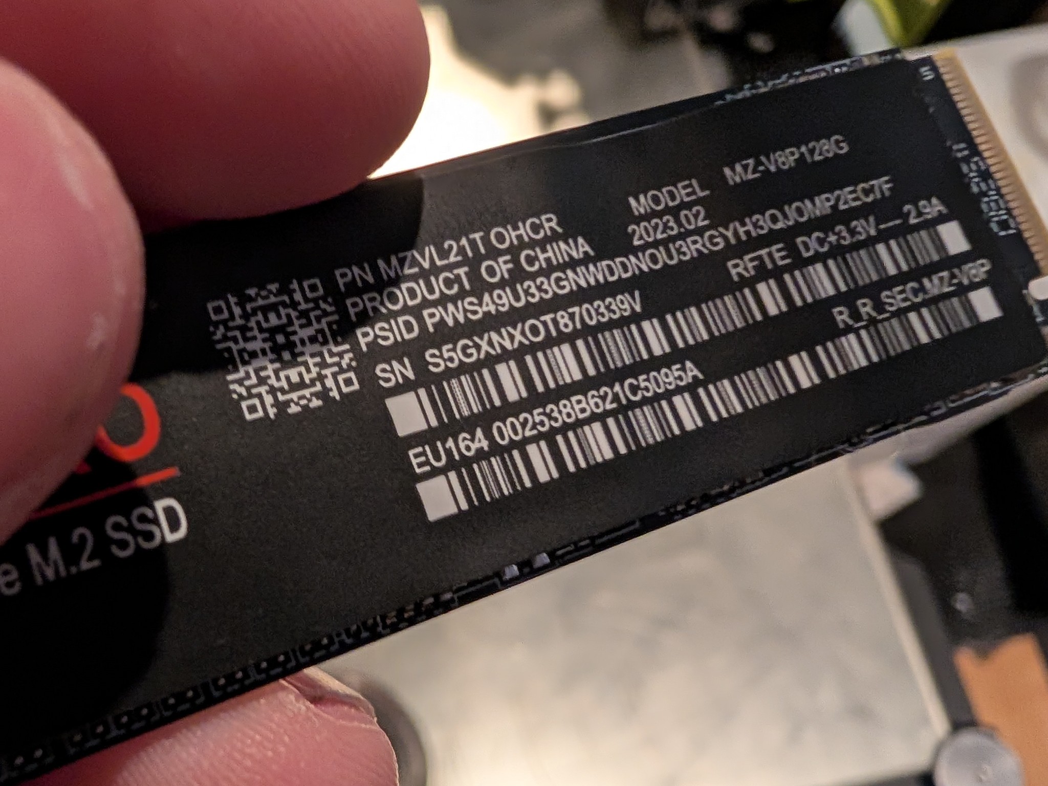 128 GB NVME SSD