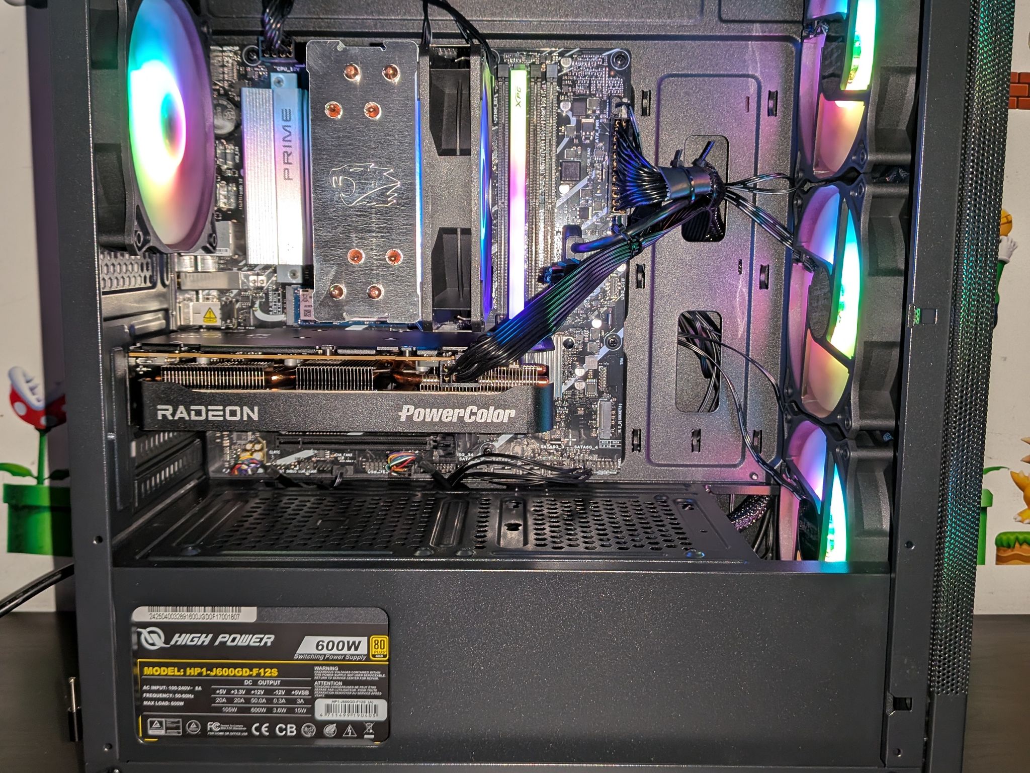 i5-14400f | Rx 9060 XT 16GB | 16GB DDR5 | 1TB | 600W GOLD