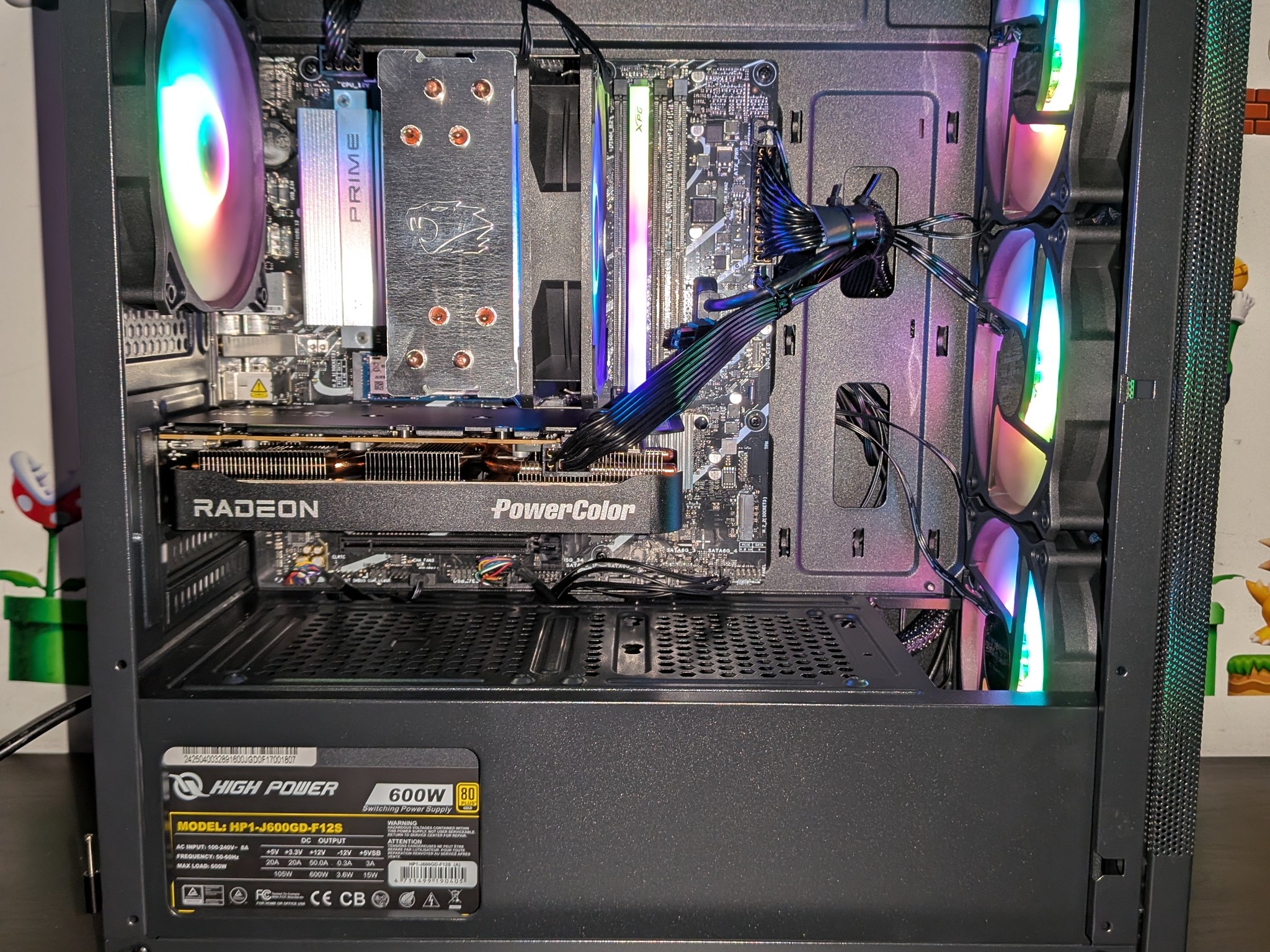 i5-14400f | Rx 9060 XT 16GB | 16GB DDR5 | 1TB | 600W GOLD